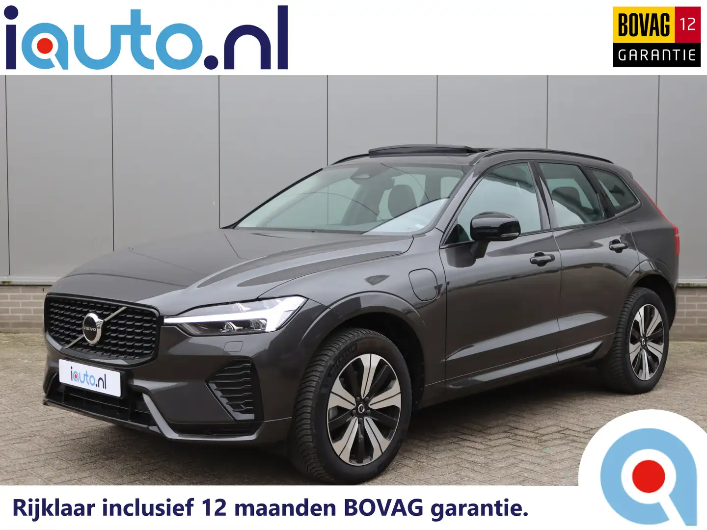 Volvo XC60 2.0 Recharge T6 AWD Plus Dark Pano/LED/Leder/Elek. Gris - 1