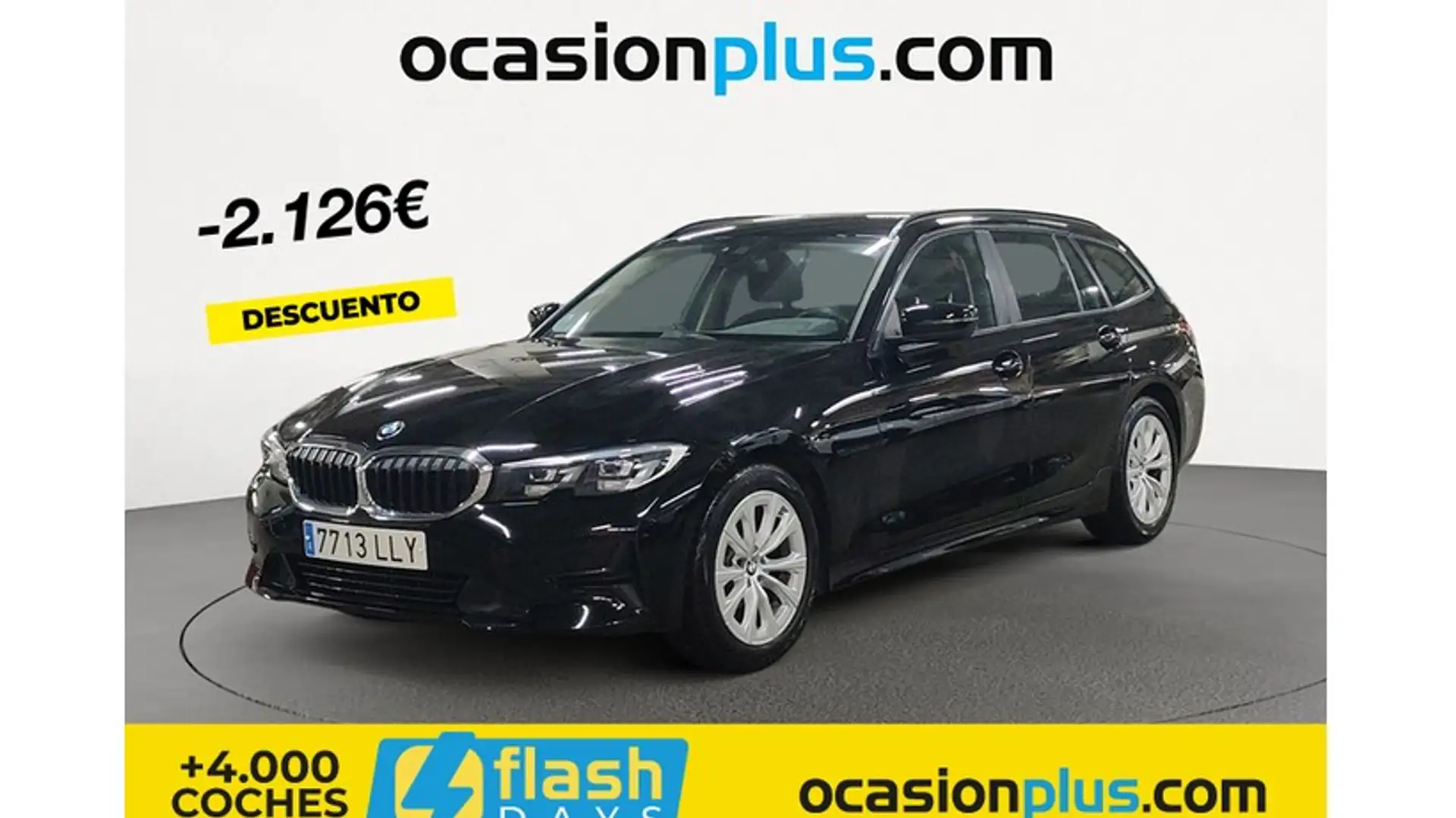 BMW 318 318dA Touring Negro - 1