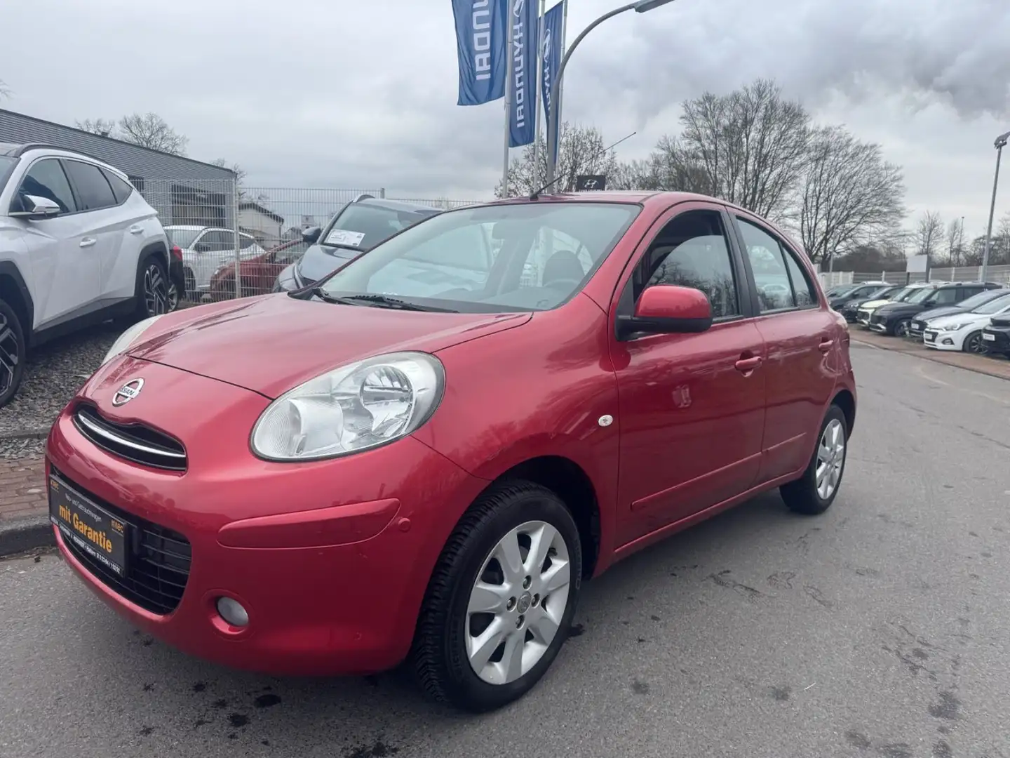Nissan Micra MICRA/TEKNA/2.HD/NAVI/KLIMA/49TKM/ALU/PDC/S.HEFT Rot - 1