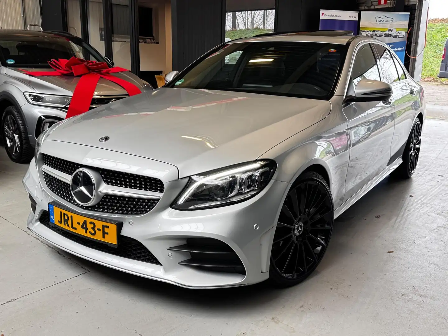 Mercedes-Benz C 180 AMG 2019 Schuifdak LED Sfeer 20inch GARANTIE Deale Gris - 2