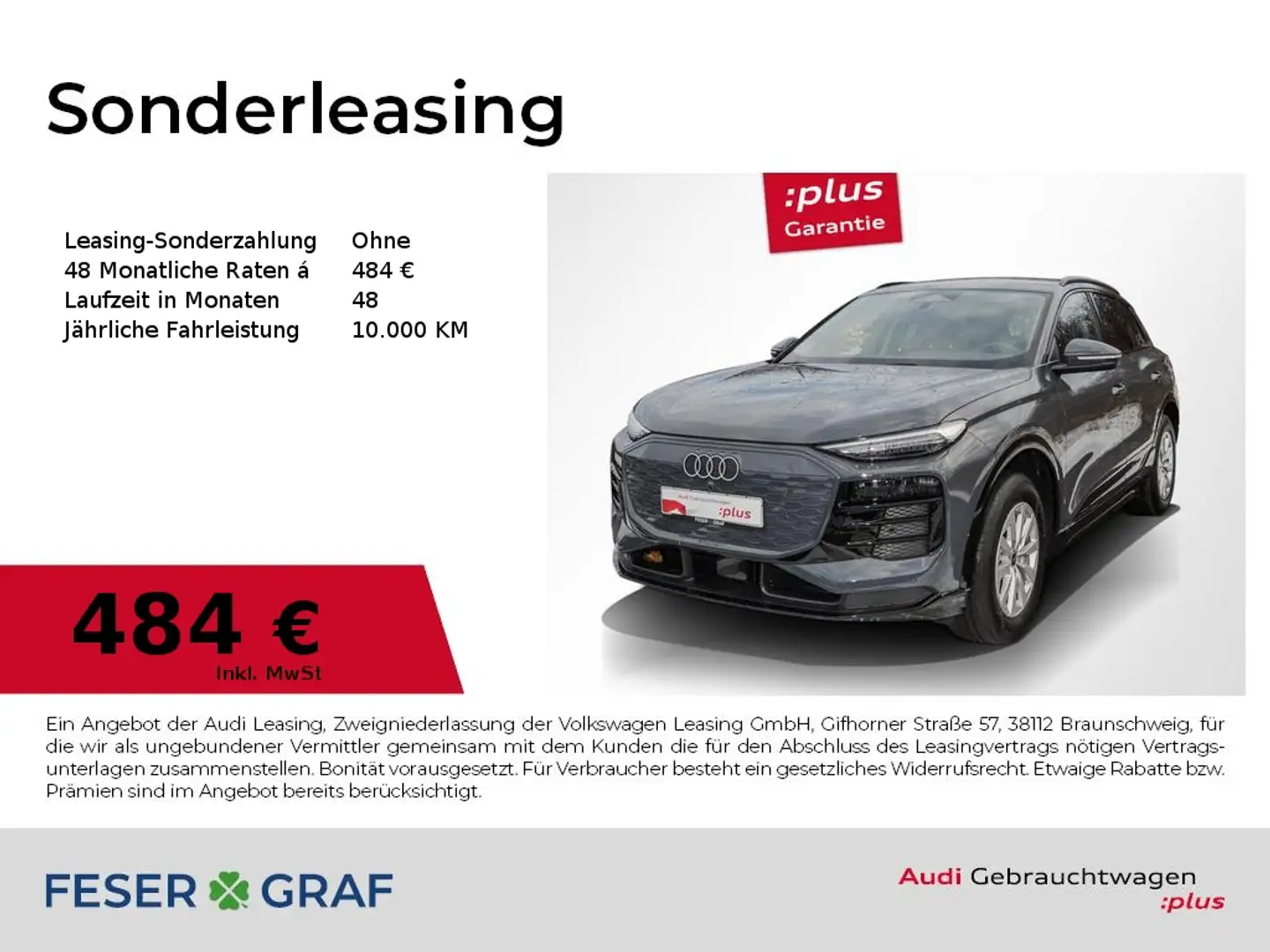 Audi Q6 e-tron e-tron /LED/ACC/Kamera/0,25% Versteuerung Grau - 1