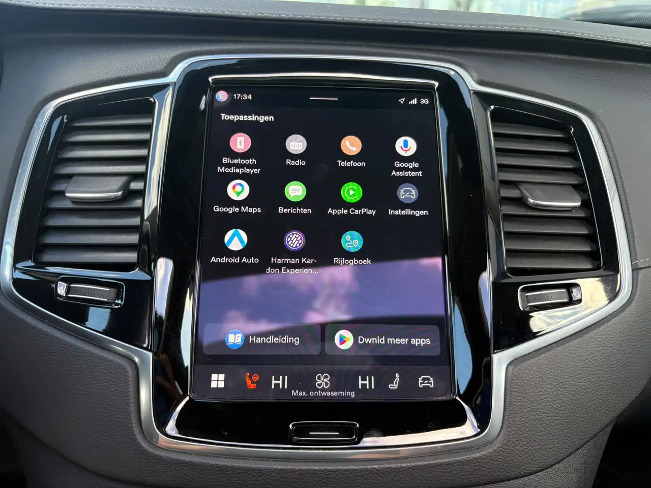 Volvo XC90 2.0 T8 Recharge AWD Ultimate Dark 455pk Luchtverin, миниатюра 28