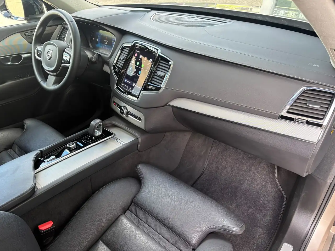 Volvo XC90 2.0 T8 Recharge AWD Ultimate Dark 455pk Luchtverin, миниатюра 25
