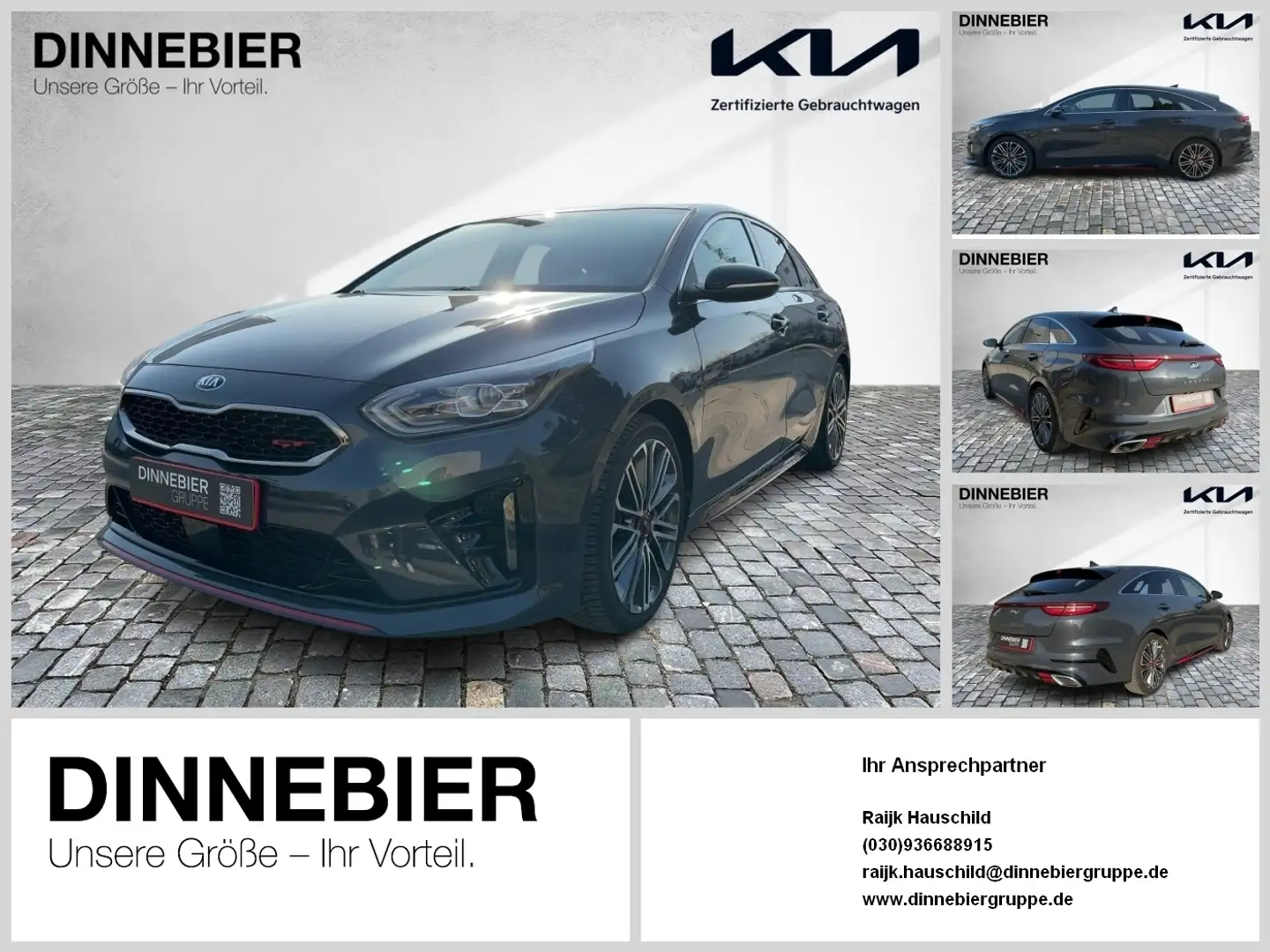 Kia ProCeed / pro_cee'd ProCeed GT +ALLWETTER+KAMERA+LED+ Grigio - 1