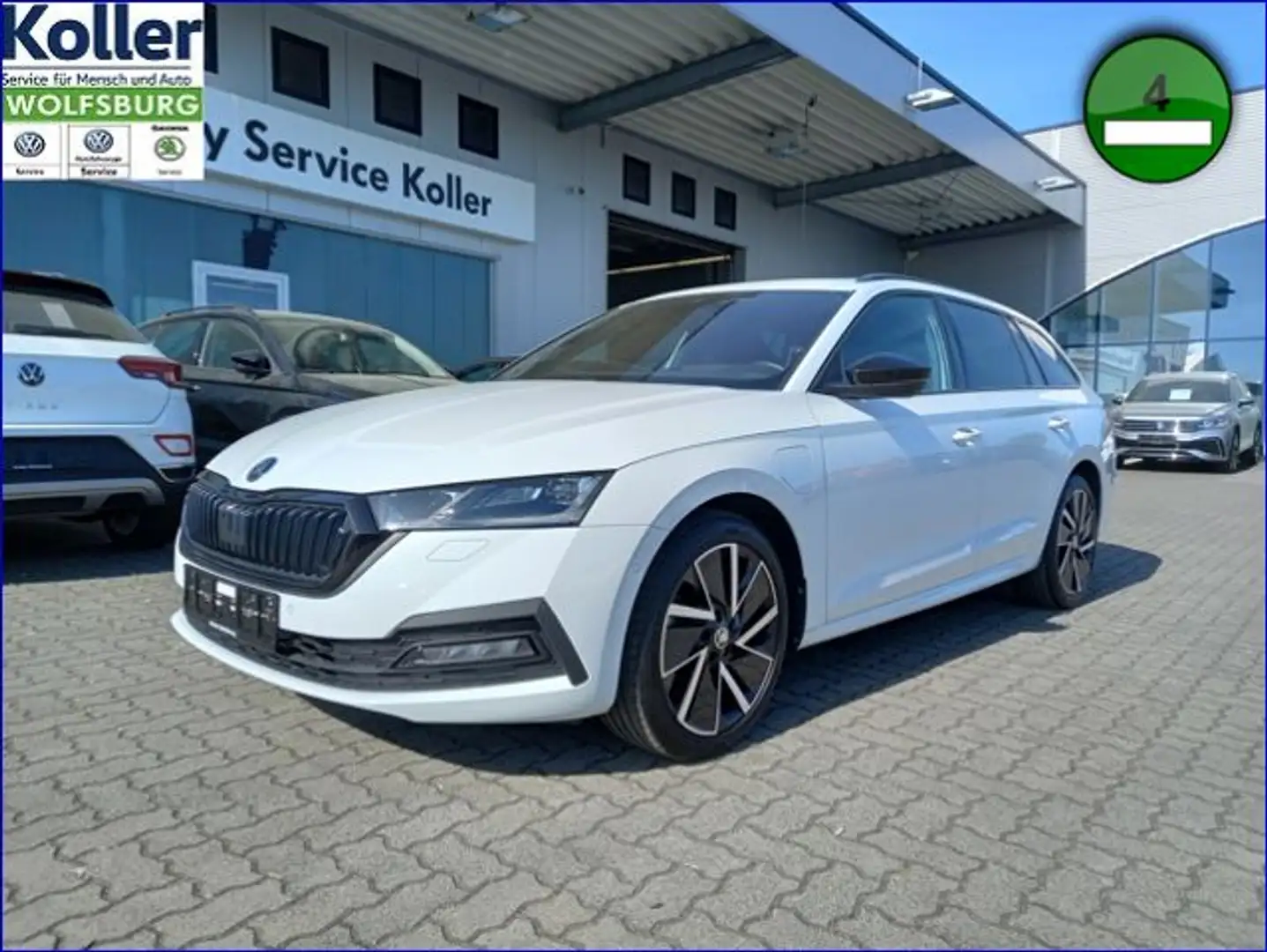 Skoda Octavia Combi 1.4 TSI IV DSG Sport Panoramadach Weiß - 2