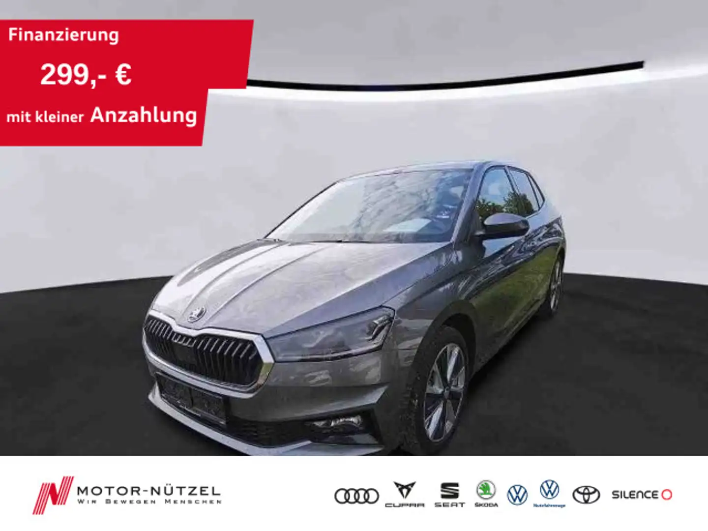 Skoda Fabia 1.5 TSI DSG STYLE LED+NAVI+APP+SHZ+RFK+GRA Grau - 1