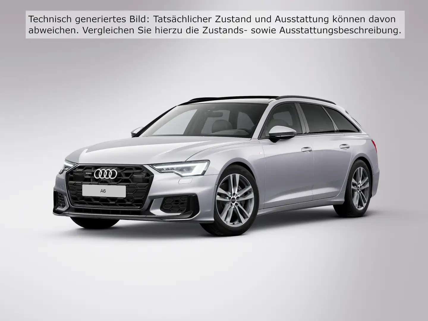 Audi A6 45 TFSI Q S LINE PANO KAMERA AHK MATRIX Silber - 2