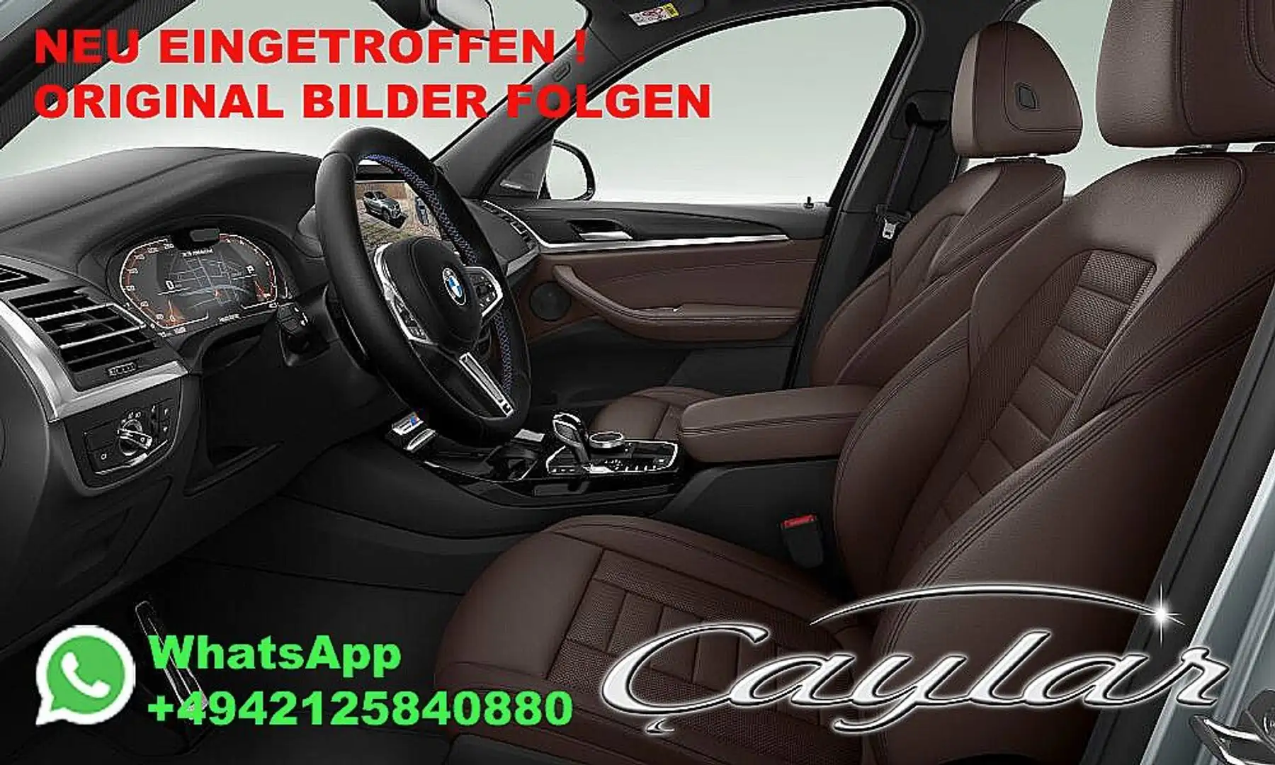 BMW X3 M d SITZBELÜFT LASER ACC 360° PANO AHK 21" Gris - 2