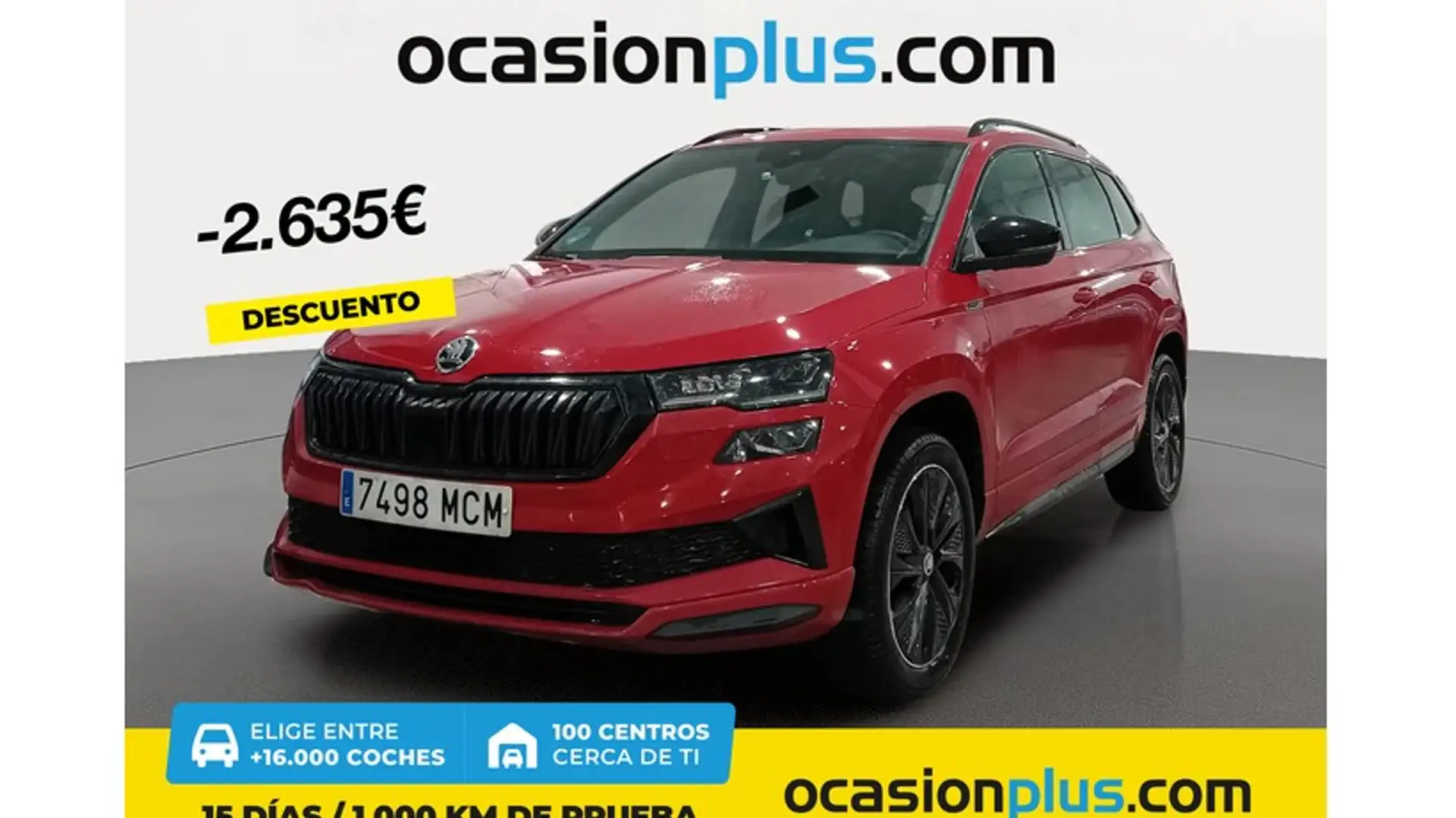 Skoda Karoq 2.0TDI AdBlue Sportline 4x4 DSG 110kW Rojo - 1