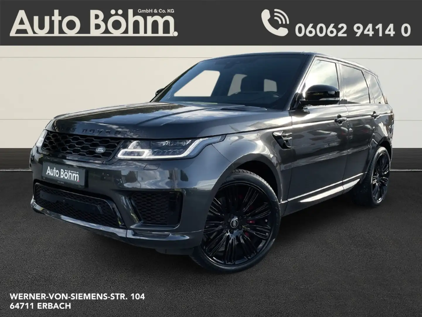 Land Rover Range Rover Sport D350 HSE Dyn Stealth+ACC+AHK+St.Hzg Grau - 1