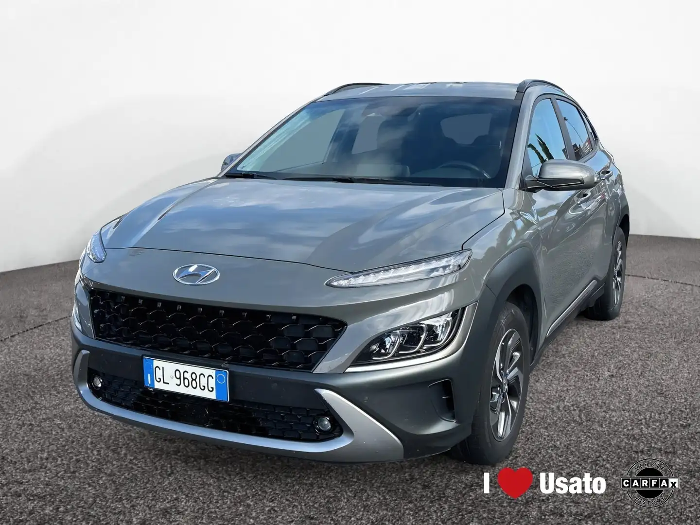Hyundai KONA I 2021 1.6 gdi hev Xline Safety Pack 2wd 141cv dct Grigio - 1