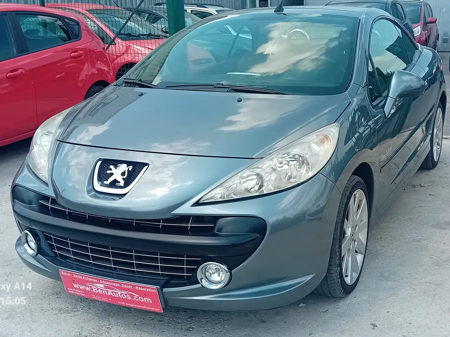 Peugeot 207 CC 1.6i 16v Gris - 2