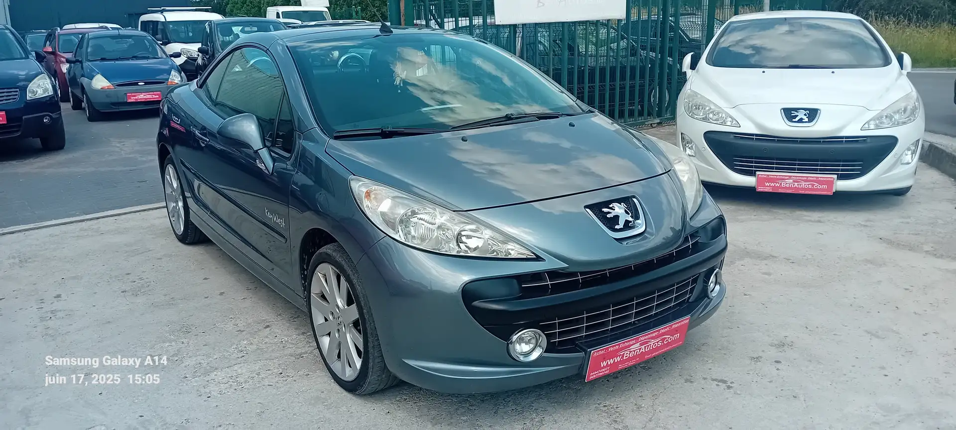 Peugeot 207 CC 1.6i 16v Gris - 1