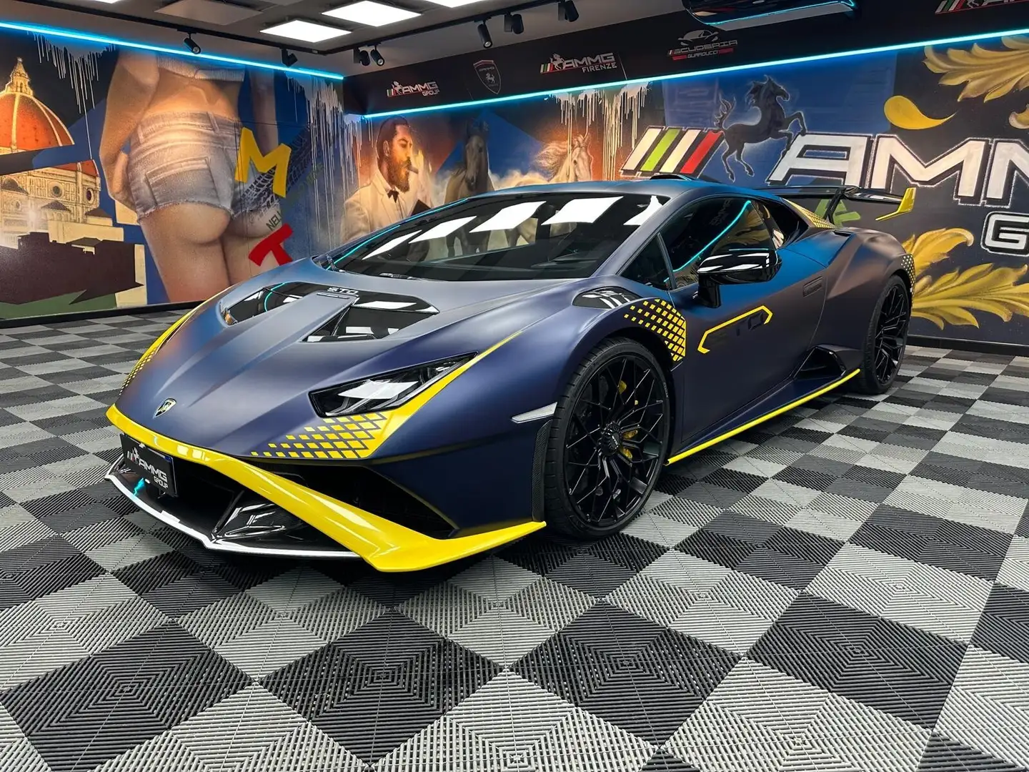Lamborghini Huracán Huracán Coupe 5.2 STO 640 awd (002) Blu/Azzurro - 1