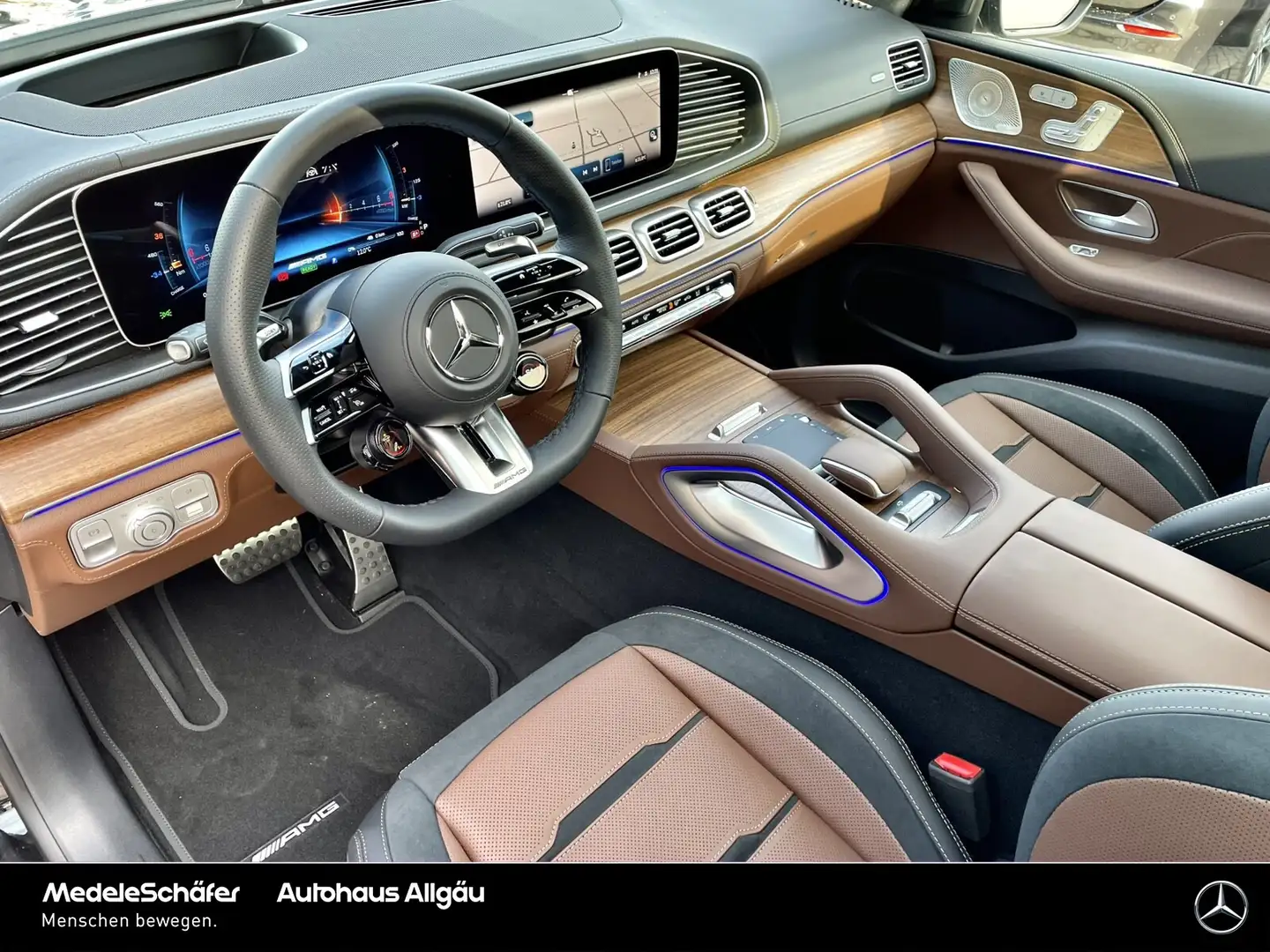 Mercedes-Benz GLE 53 AMG GLE 53 Hyb 4M+ Night Distr AHK Pano Fondkomfort+ Schwarz - 2