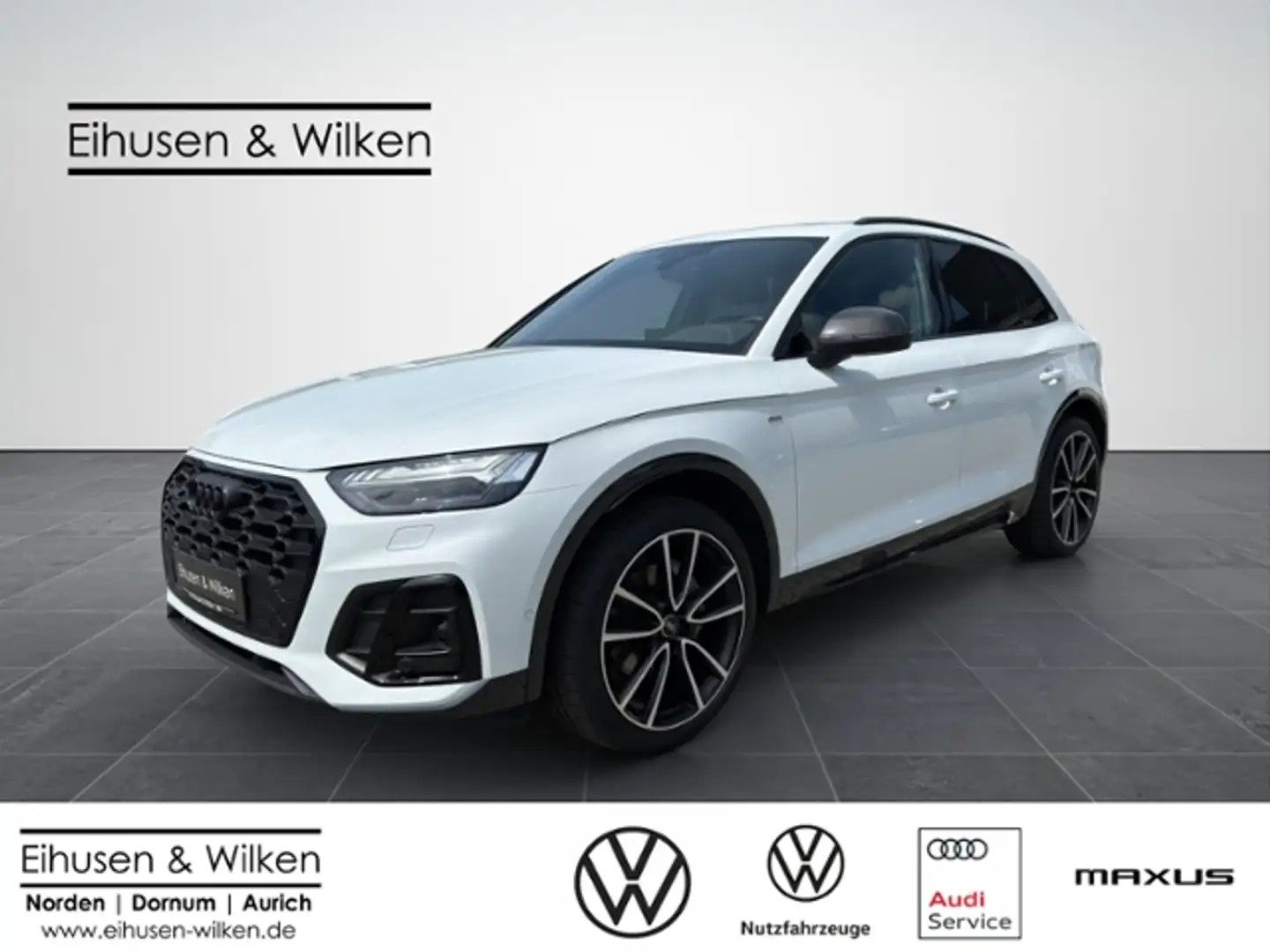 Audi Q5 40+TDI+S-LINE+LUFT+MATRIX+PANO+ Weiß - 1