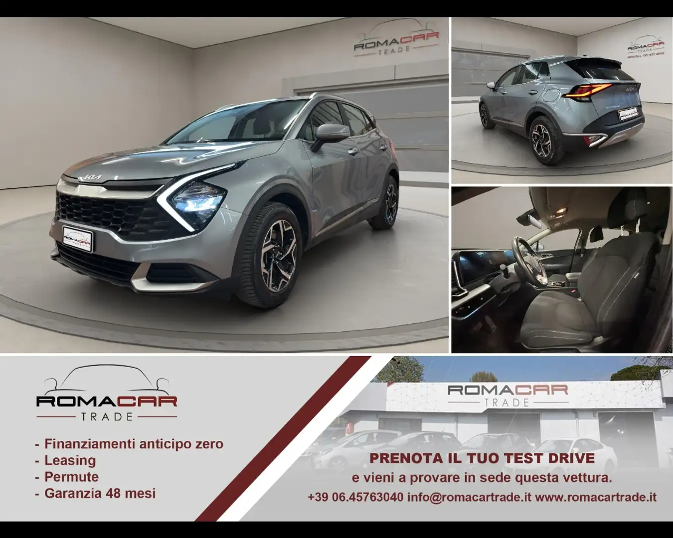 Kia Sportage 5ª serie - Sportage 1.6 CRDi MHEV DCT Style Gris - 1