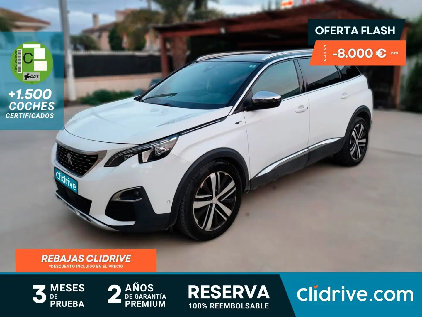 Peugeot 5008 GT 2.0L BlueHDi 133kW (180CV) S&S EAT8 Blanco - 1