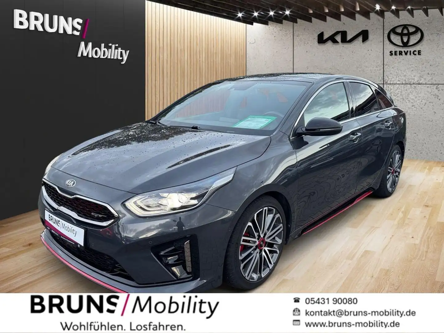 Kia ProCeed / pro_cee'd 1.6 GT-Line T-GDI Automatik Grau - 1