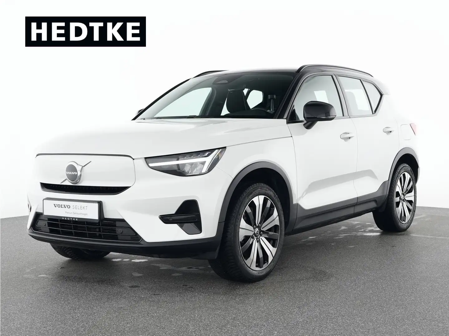 Volvo XC40 Recharge TWIN AWD Core 19"+AHK+WINTER-PAKET Weiß - 1