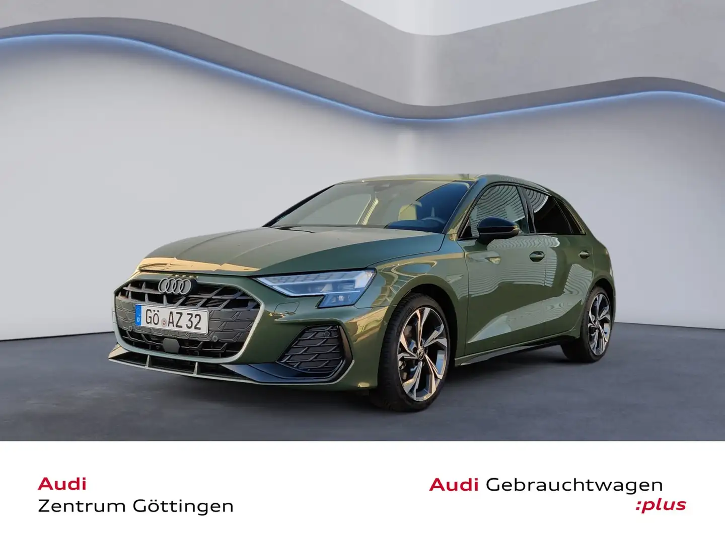 Audi A3 Sportback S line 30 TFSI Str. LED+OPTIK SWpl. Grün - 1