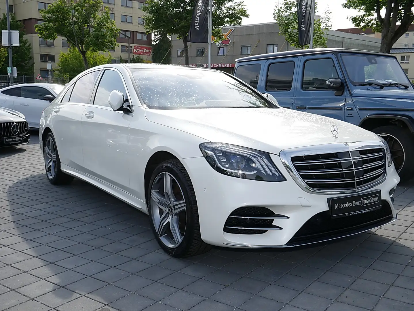 Mercedes-Benz S 400 d 4M lang+AMG PLUS+DIST+MASSAGE+HUD+PANO++ Weiß - 2