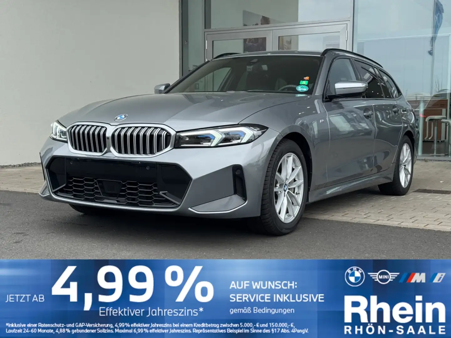 BMW 330 i xDrive Touring M Sportpaket Navi.Hifi.Park+ Grigio - 1