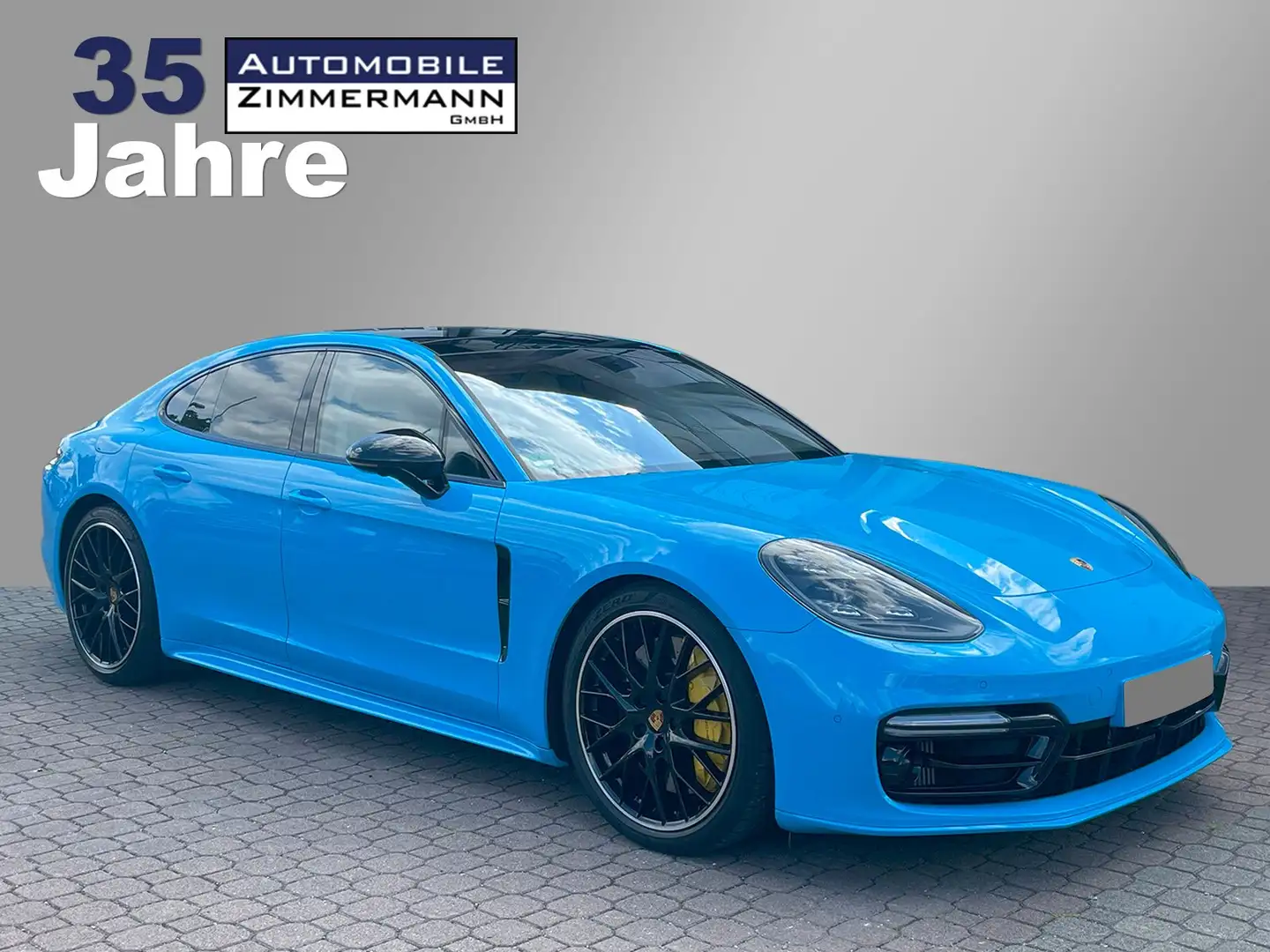 Porsche Panamera Turbo*PTS*PCCB*Burmester*Chrono*18-Wege*Panorama* Blau - 2