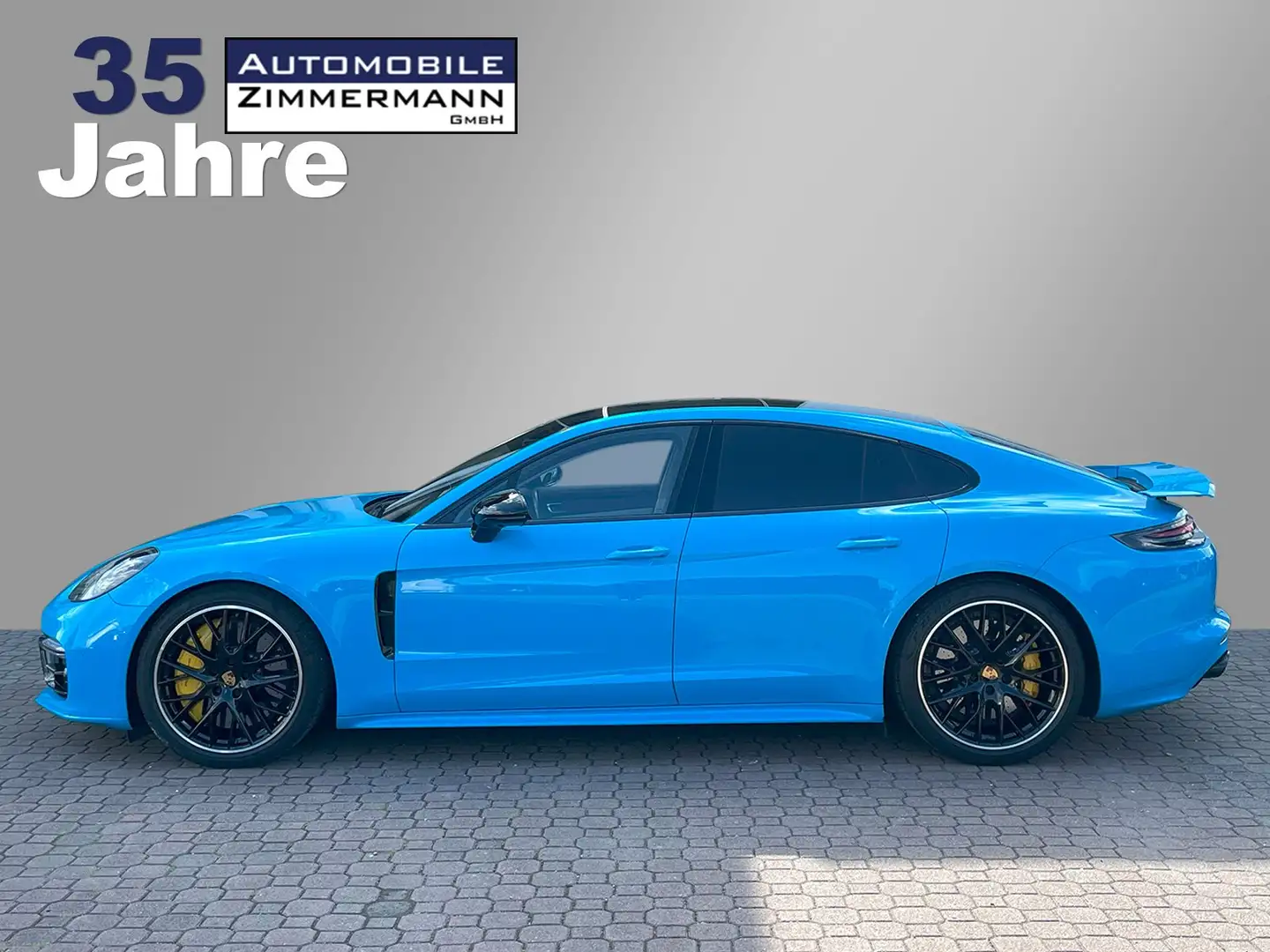 Porsche Panamera Turbo*PTS*PCCB*Burmester*Chrono*18-Wege*Panorama* Blau - 1