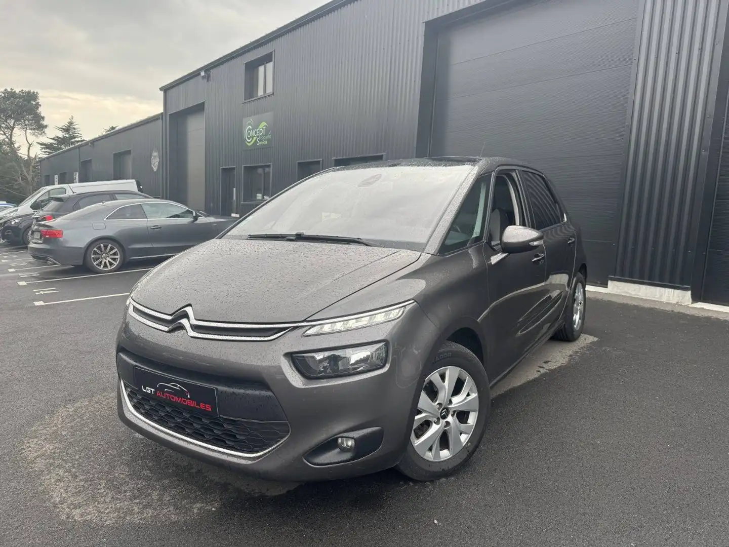 Citroen C4 Citroën 1.6 BlueHDi 116 cv Gris - 2