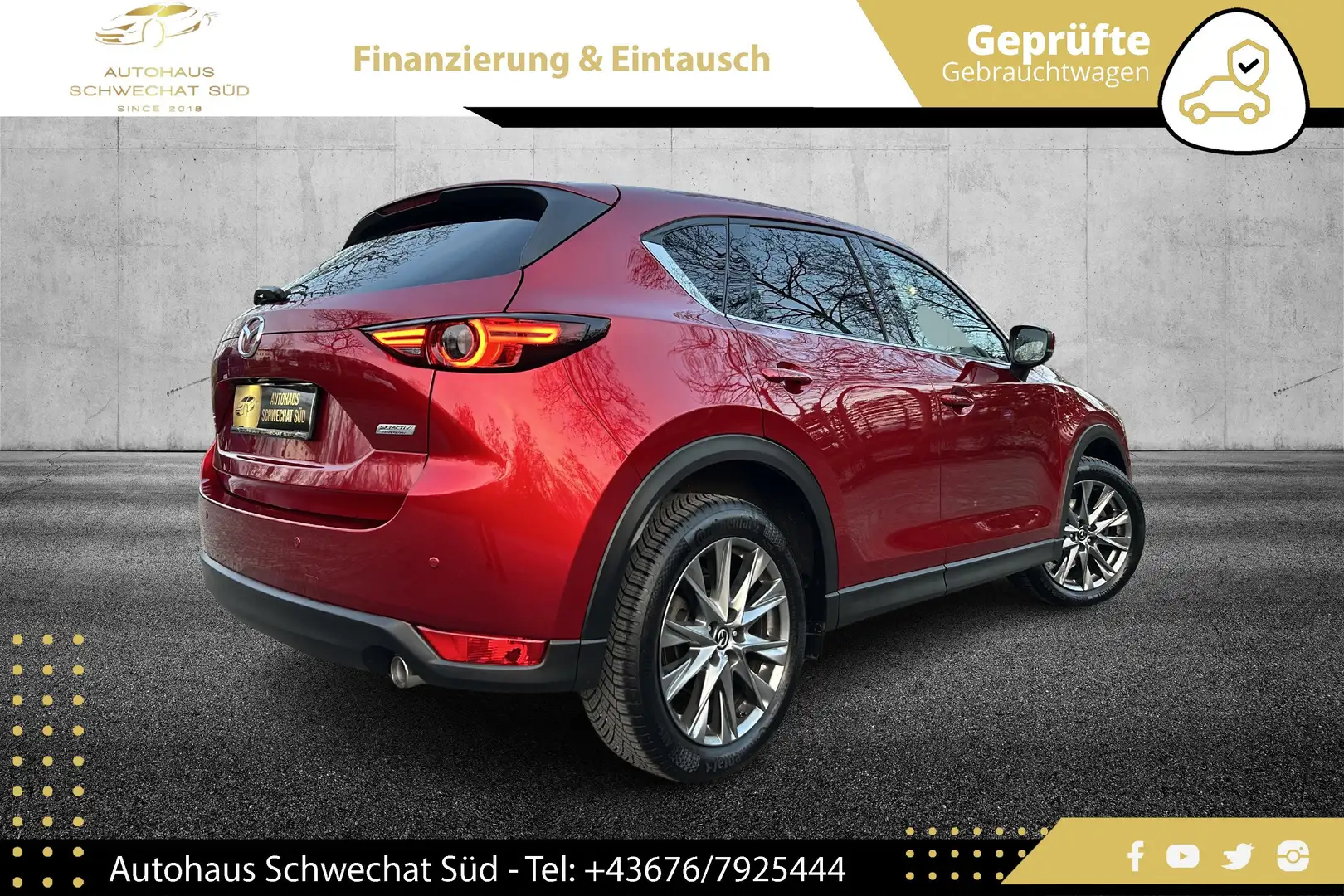 Mazda CX-5 CD184 AWD Takumi Plus Aut. // VOLLE HÜTTE // Rot - 2