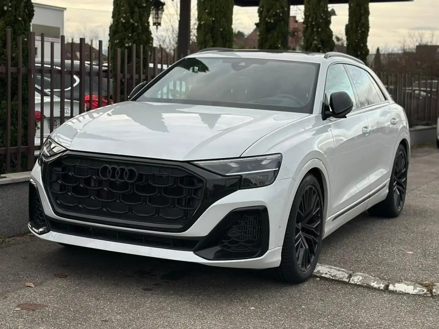 Audi Q8 60 TFSI e Blanc - 1