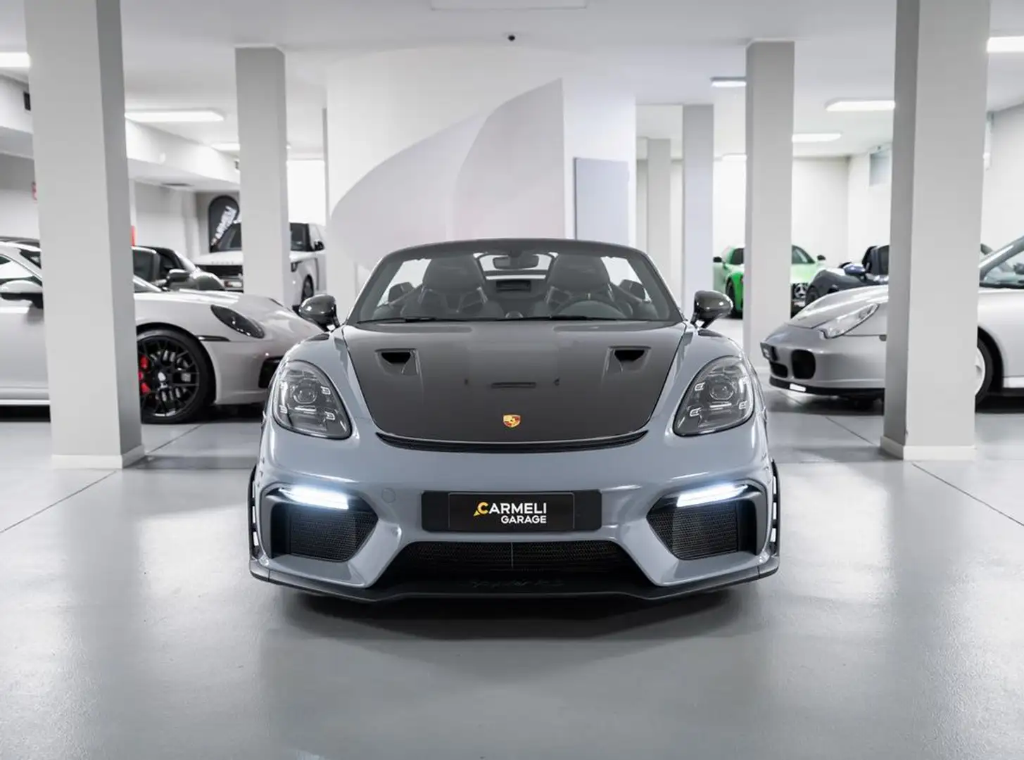 Porsche 718 Spyder RS -CARBONIO-PACK WEISSACH-SOLLEVAMENTO ANTERIORE Grigio - 2