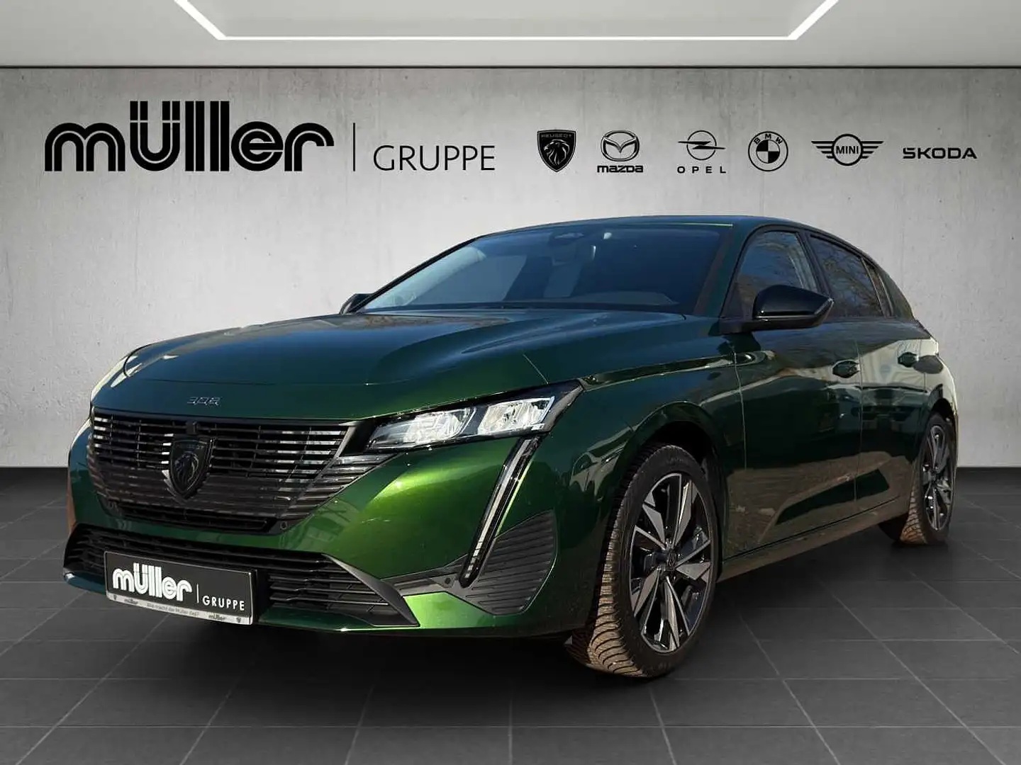 Peugeot 308 Allure PureTech 130 EAT8 Grün - 1
