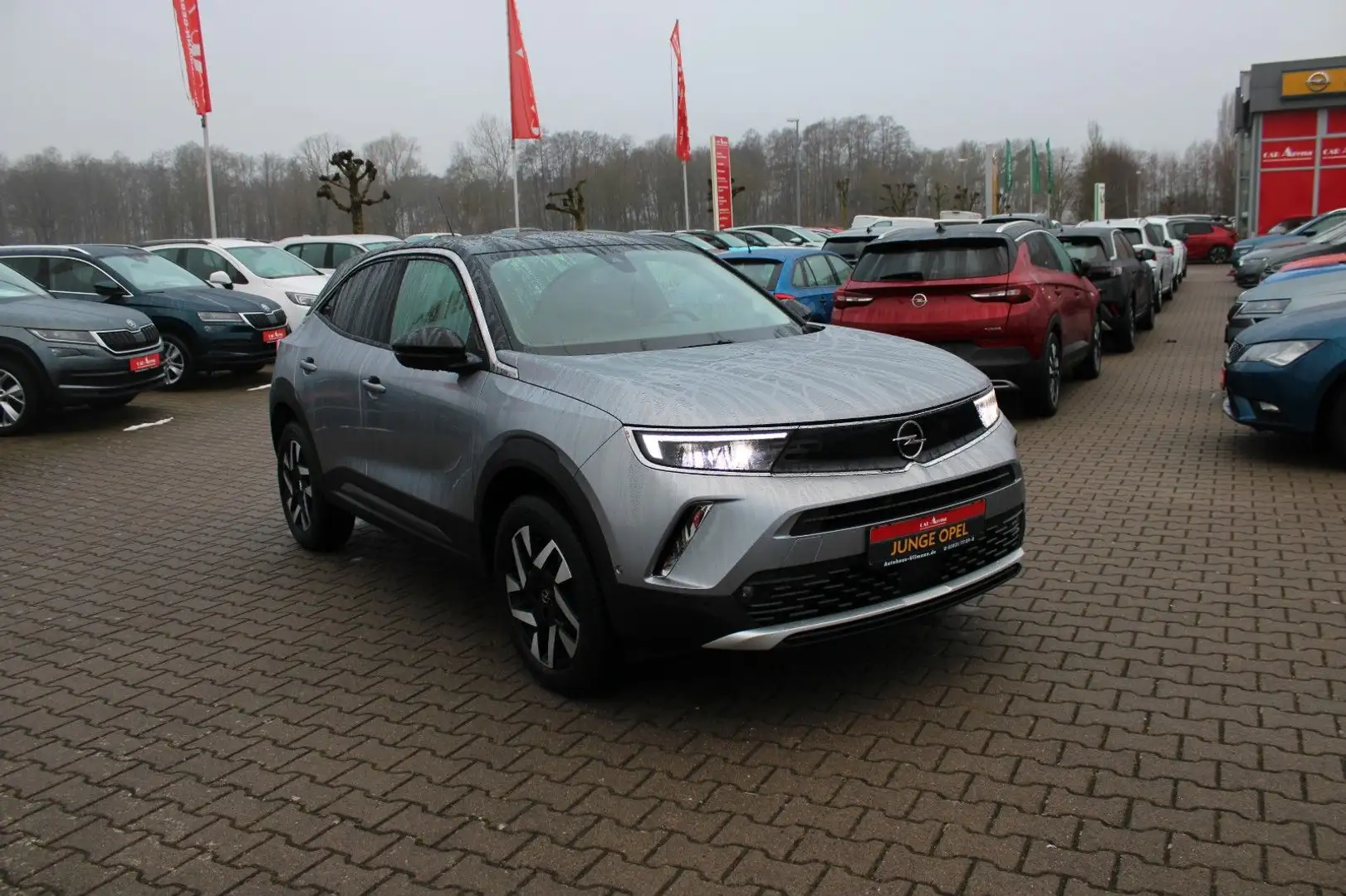 Opel Mokka 1.2 Elegance*1.Hand*Automatik*SHZ* Gris - 1