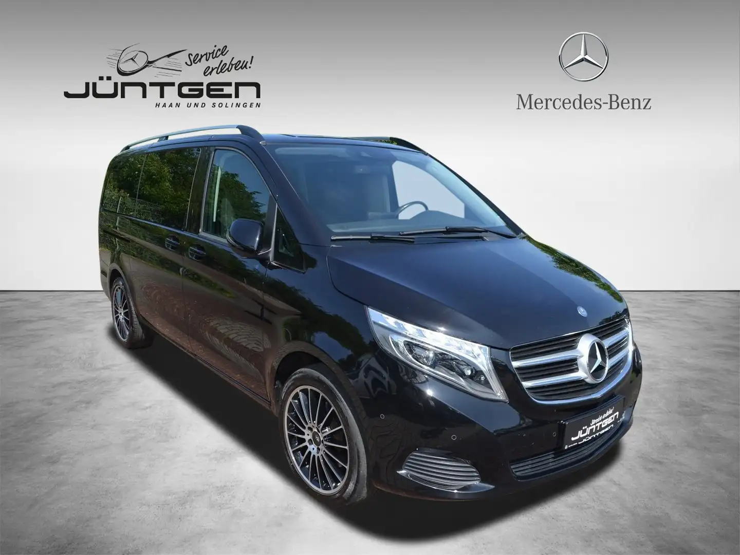 Mercedes-Benz V 220 d EDITION Lang SCORE LED NAVI AHK RFK TOTW Zwart - 1