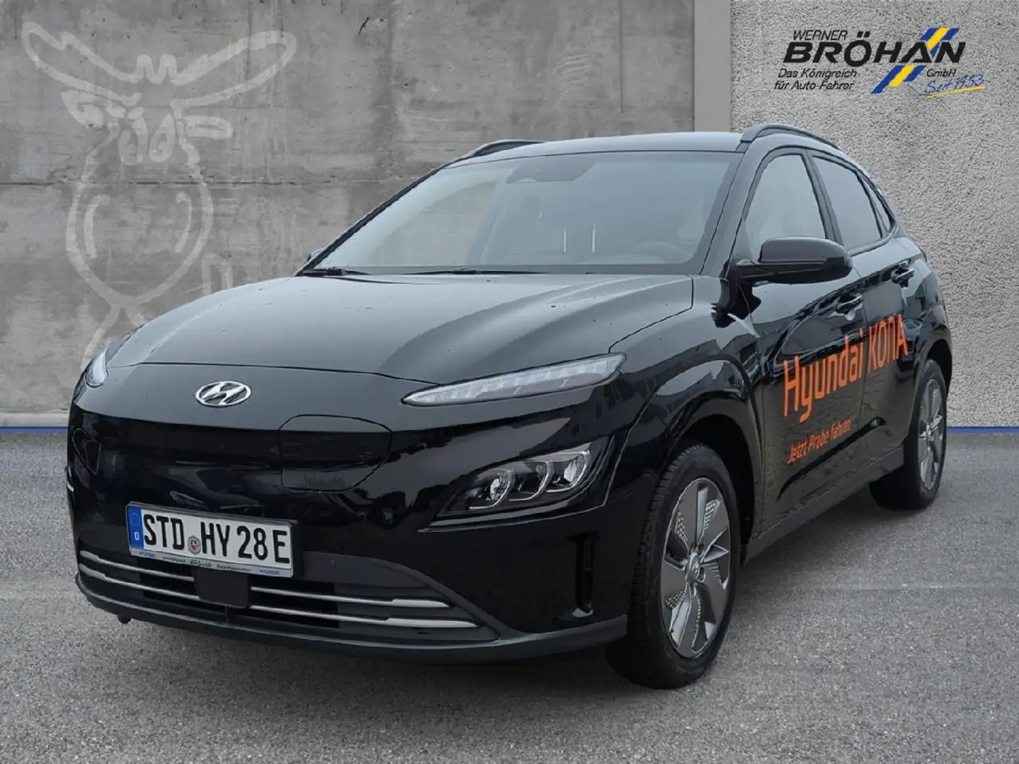 Hyundai KONA Advantage Elektro 2WD Schwarz - 1