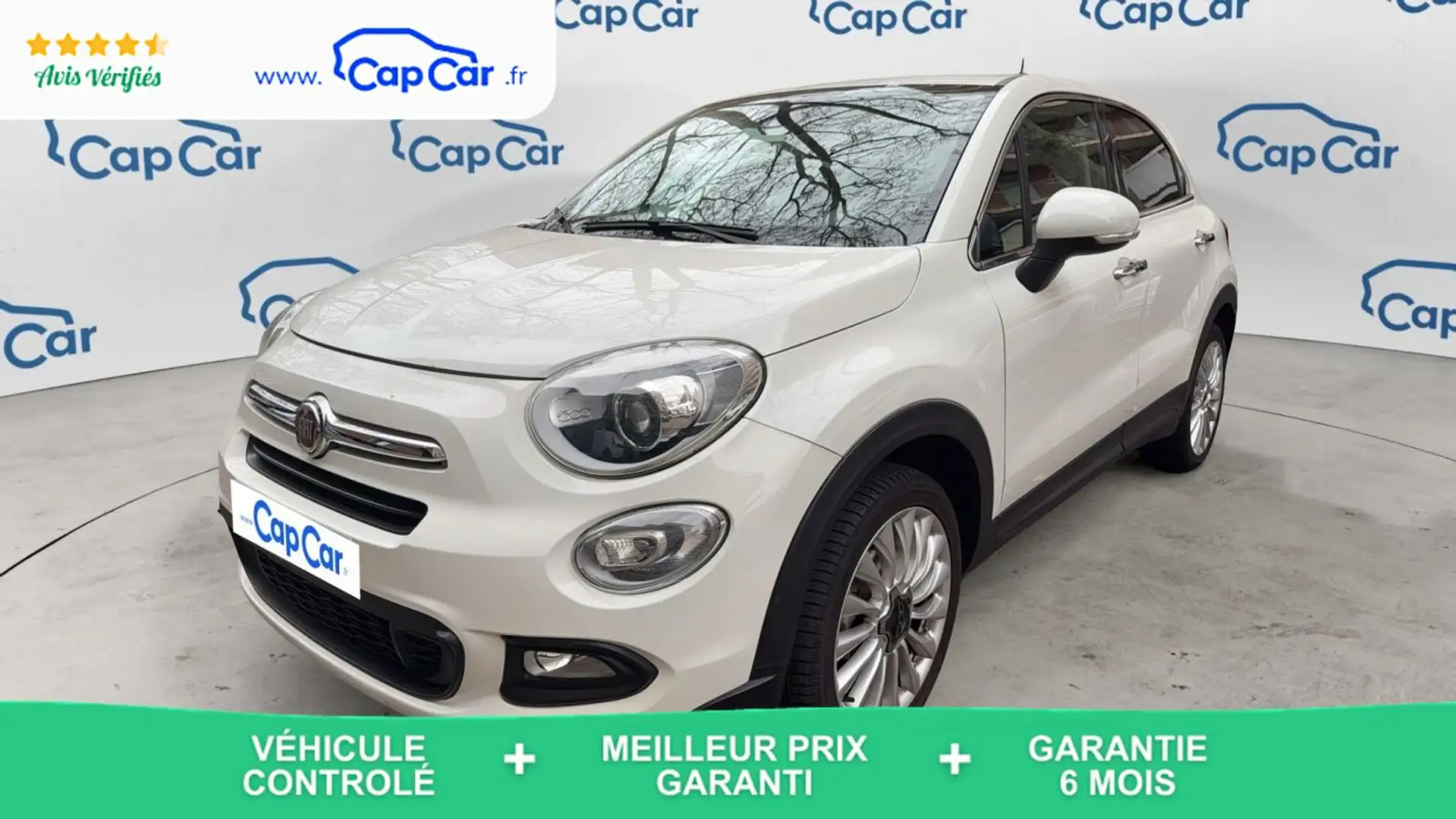 Fiat 500X 1.4 MultiAir 140 Lounge Blanc - 1