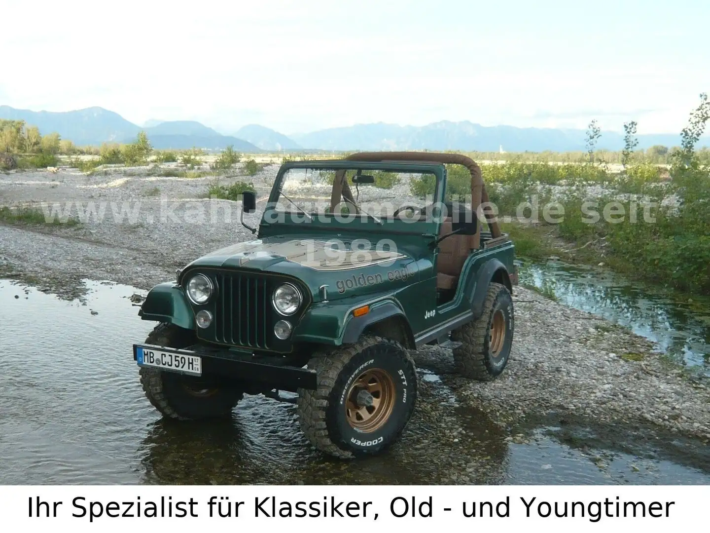 Jeep CJ-5 V8 Golden Eagle,orig33tmls!Erstlack!Survivor Zöld - 2