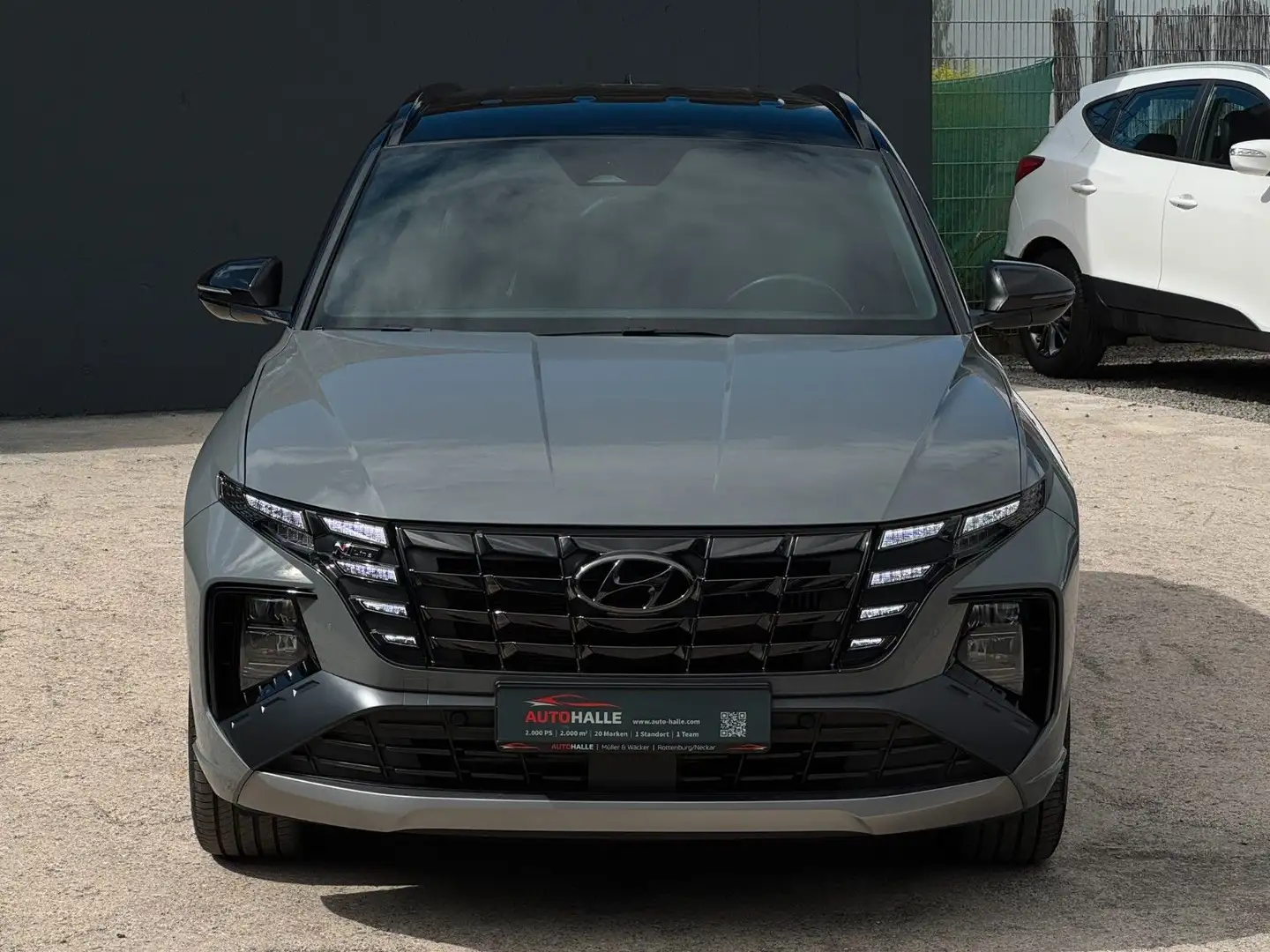 Hyundai TUCSON 1.6 T-GDI N Line PHEV 4WD KRELL Cam CarPl Gris - 2