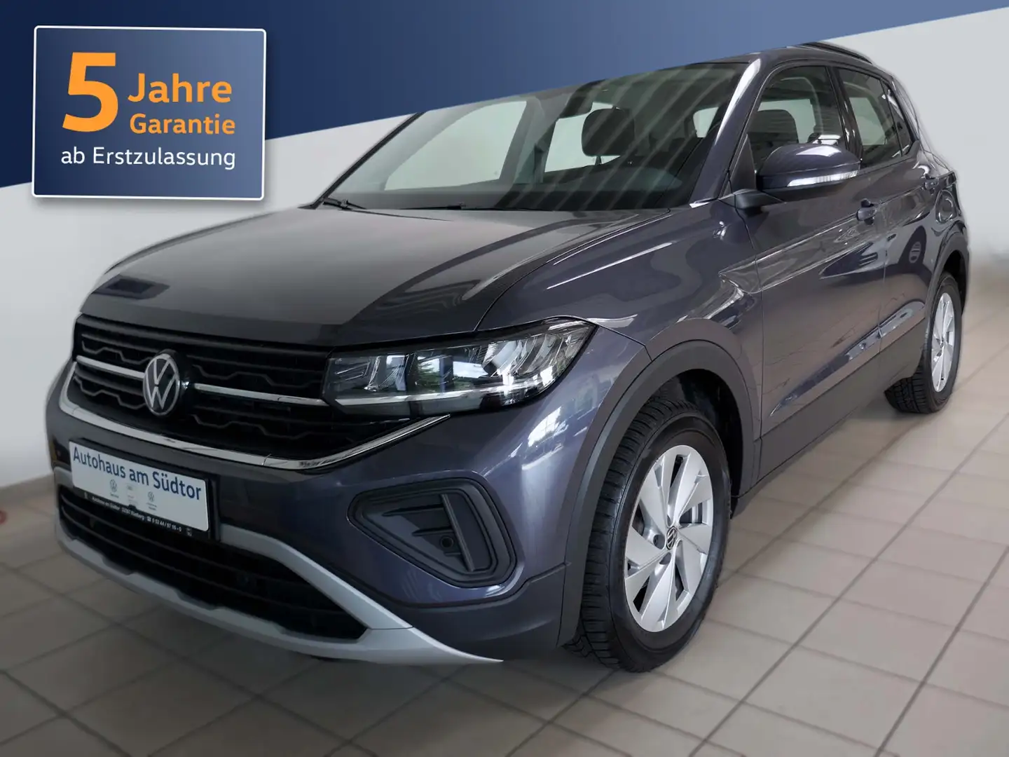 Volkswagen T-Cross Life 1.0 TSI DSG | LED RFK ACC Navi DAB+ Grau - 2