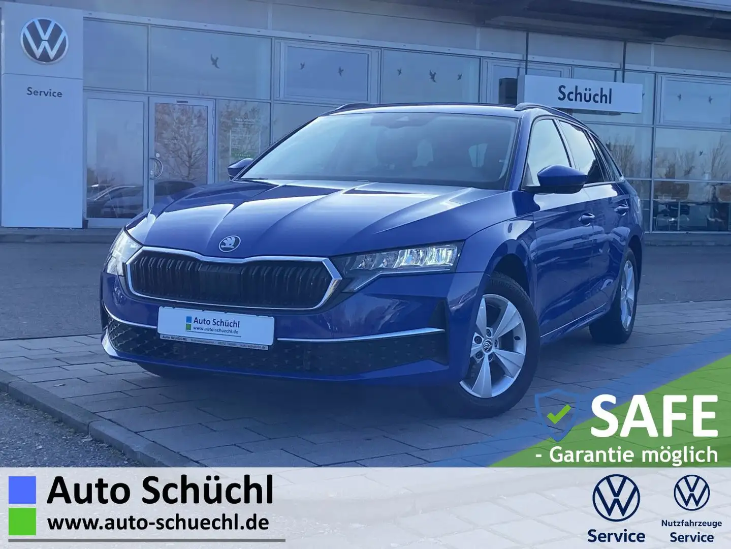 Skoda Octavia Combi 1.5 TSI Selection NAVI+AHK+LED+SMA Blau - 1
