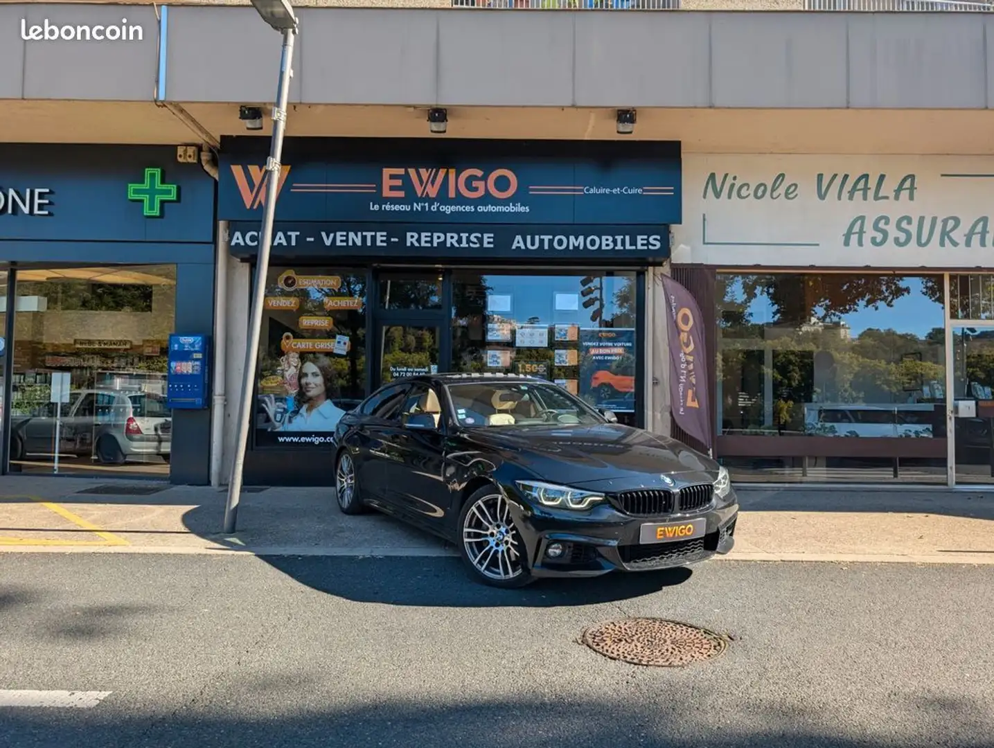 BMW 440 serie i (f36) 440ia 326ch m sport toit ouvrant pack cuir Noir - 1