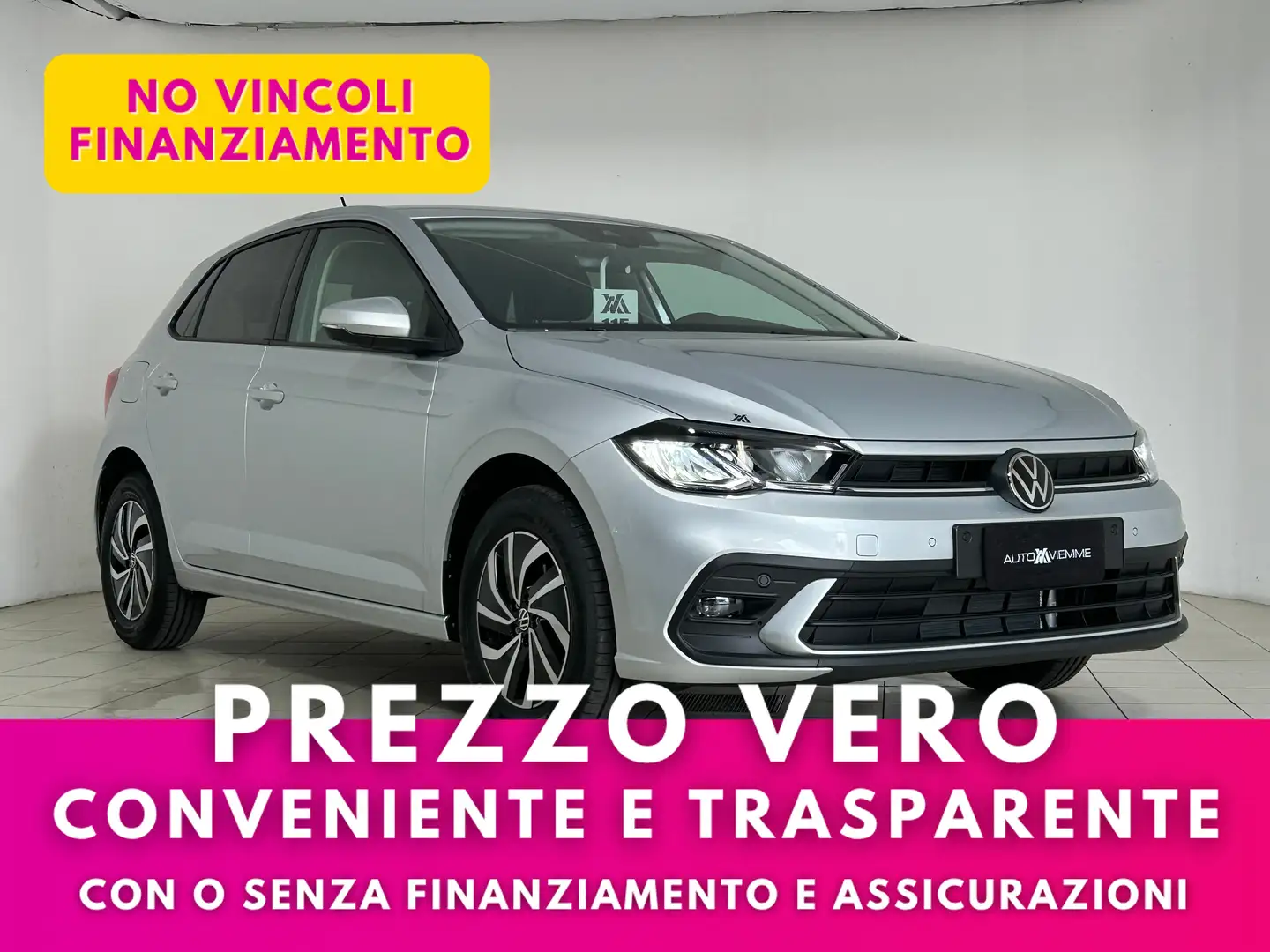 Volkswagen Polo Edition Plus + retrocamera 95cv Argent - 1