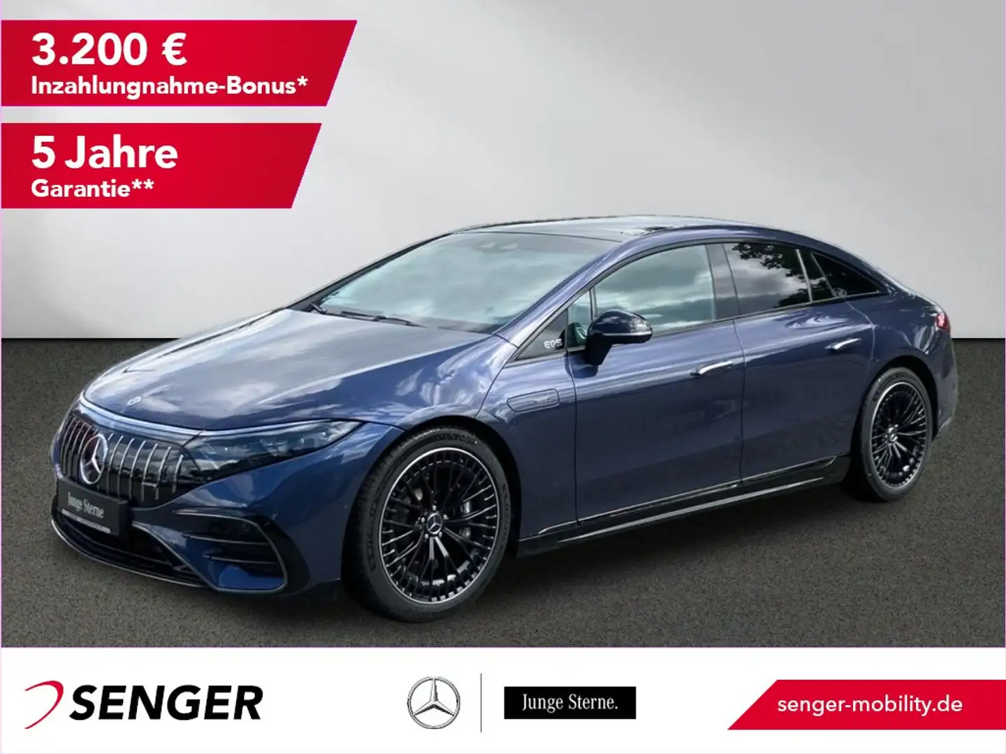 Mercedes-Benz EQS 53 AMG 4M+ Distronic Digital-Light Pano 360° Bleu - 1