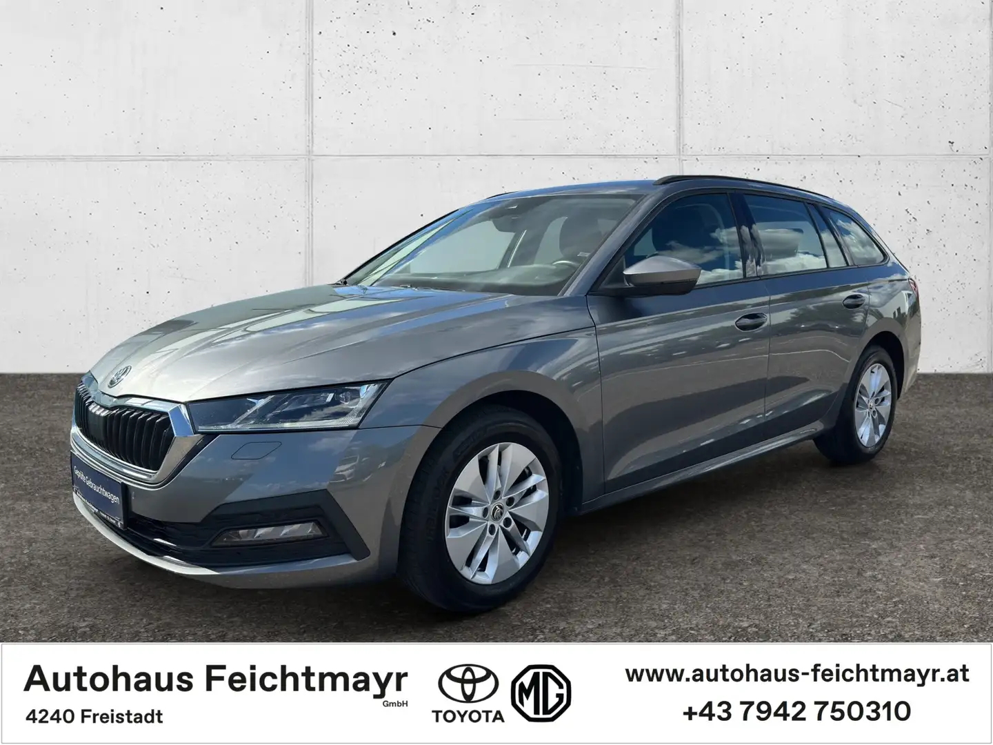 Skoda Octavia Kombi DSG 2,0 TDI Ambition 5t. Grau - 1