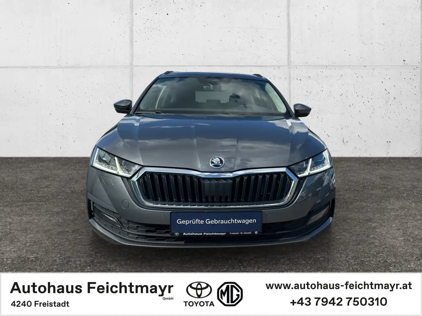 Skoda Octavia Kombi DSG 2,0 TDI Ambition 5t. Grau - 2
