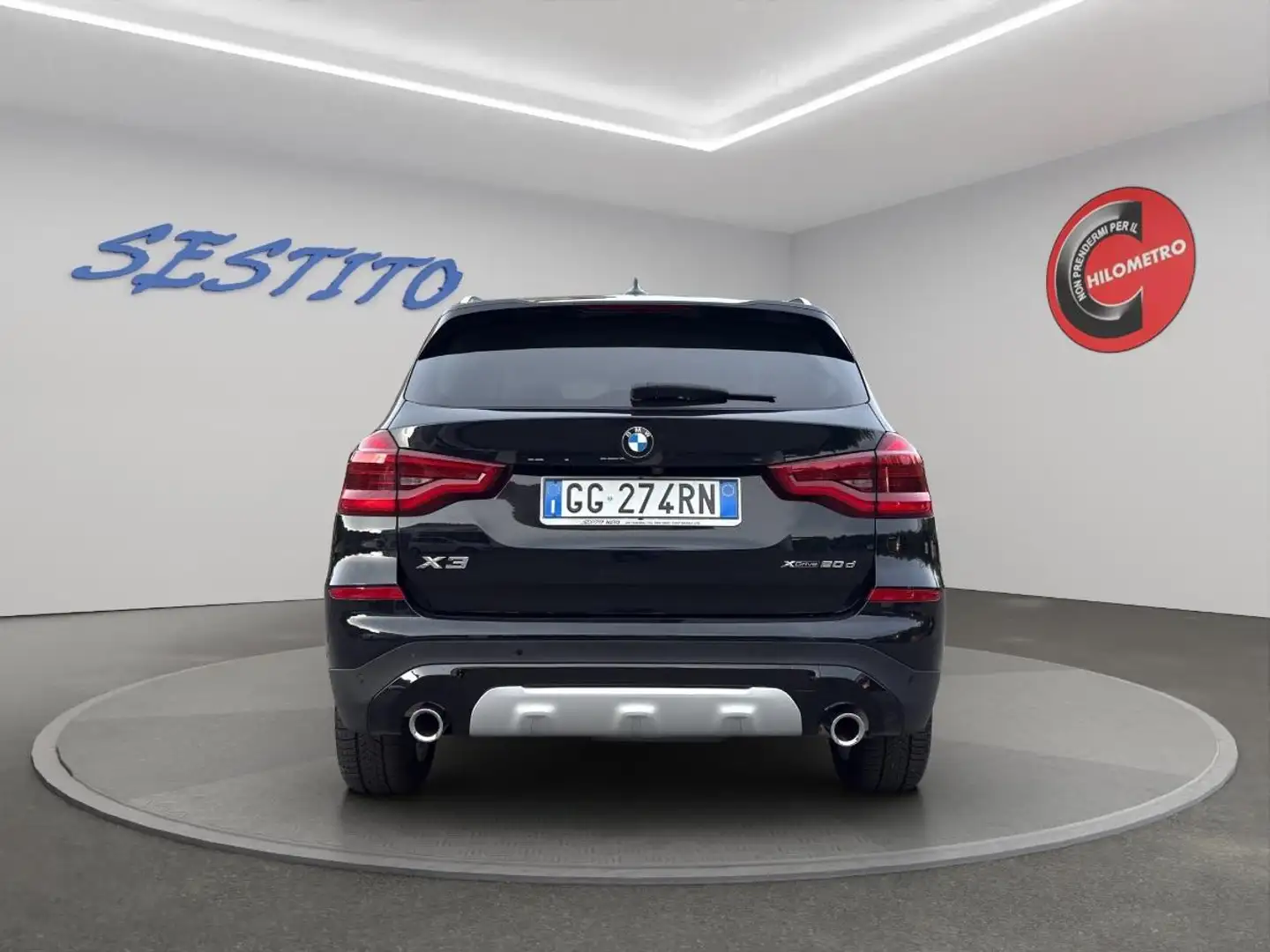 BMW X3 xdrive20d mhev 48V xLine auto Nero - 2