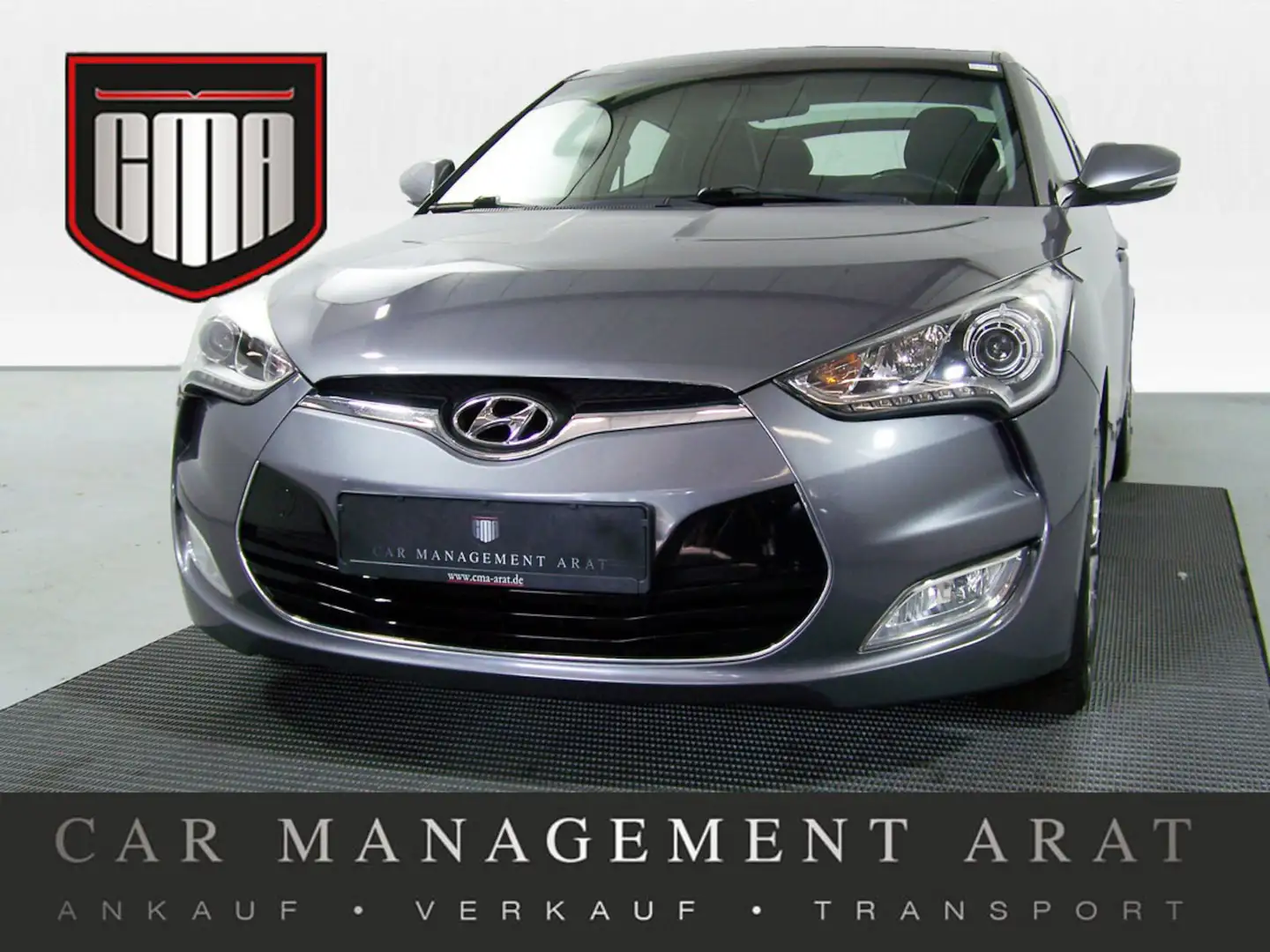 Hyundai VELOSTER 1.6 GDI Premium PANORAM+PDC+LEDER Silber - 1