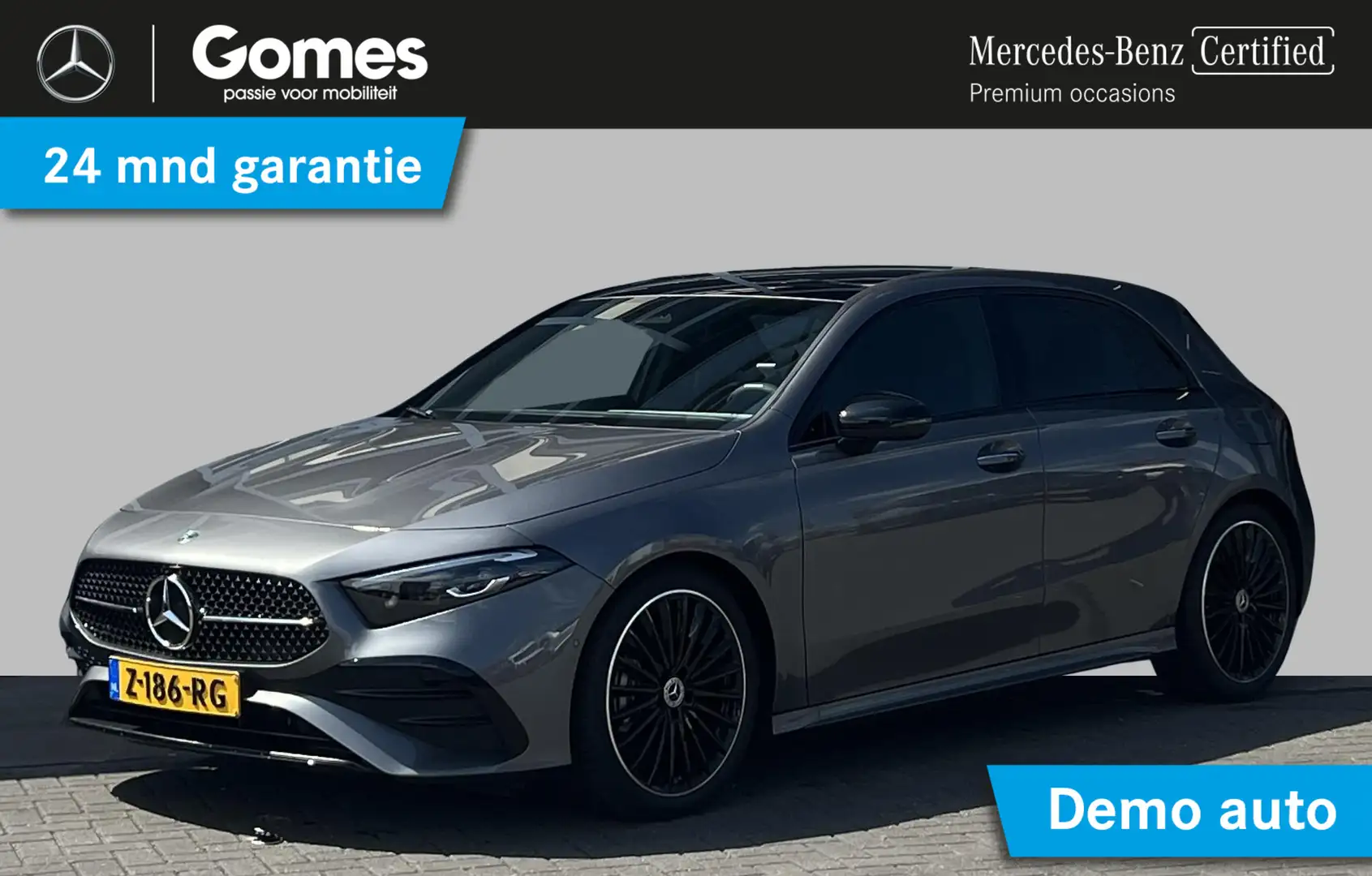 Mercedes-Benz A 200 AMG Line | Premium Pakket | Night Pakket | Panoram Grau - 1